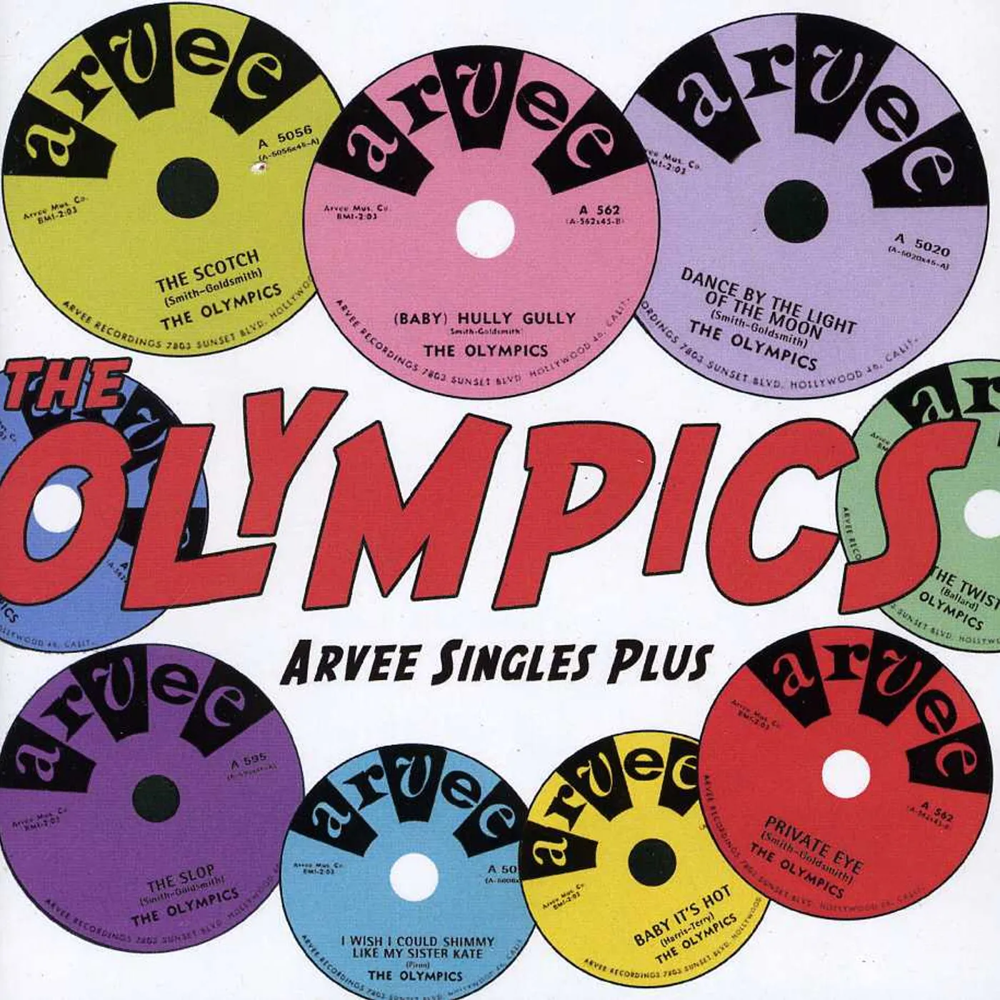Olympics ARVEE SINGLES PLUS CD