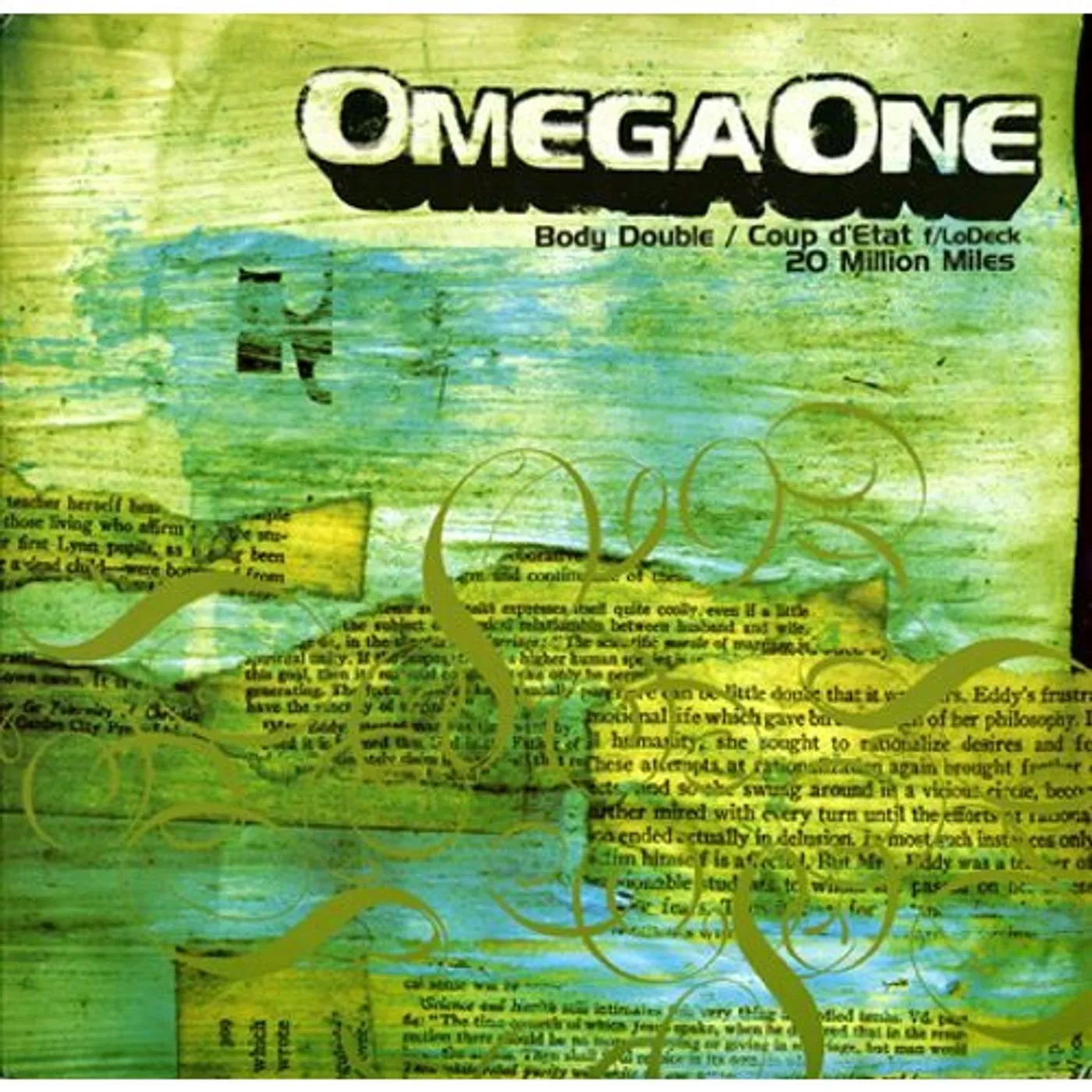 Omega One BODY DOUBLE / COUP D'ETAT Vinyl Record