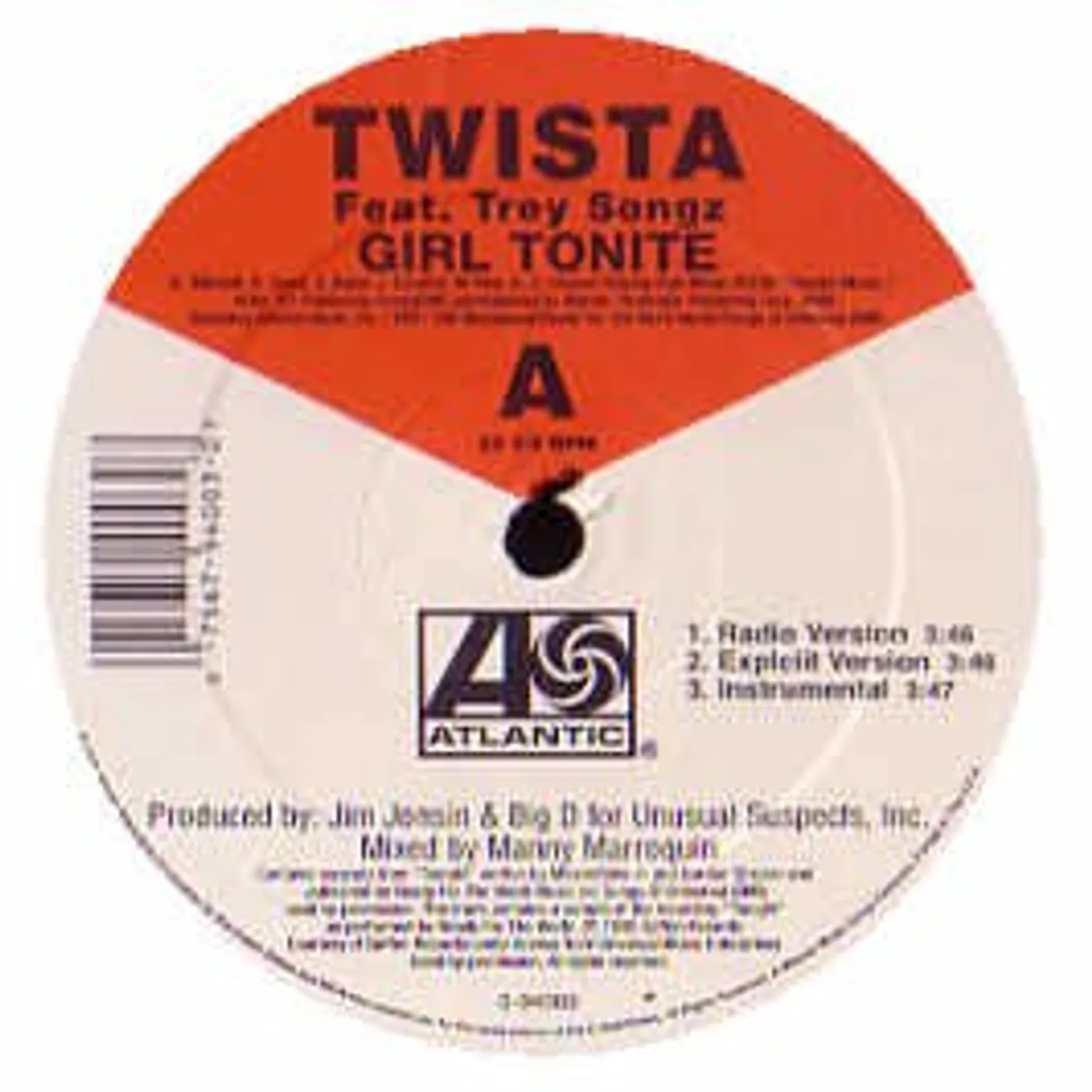 Twista Girl Tonite Vinyl Record