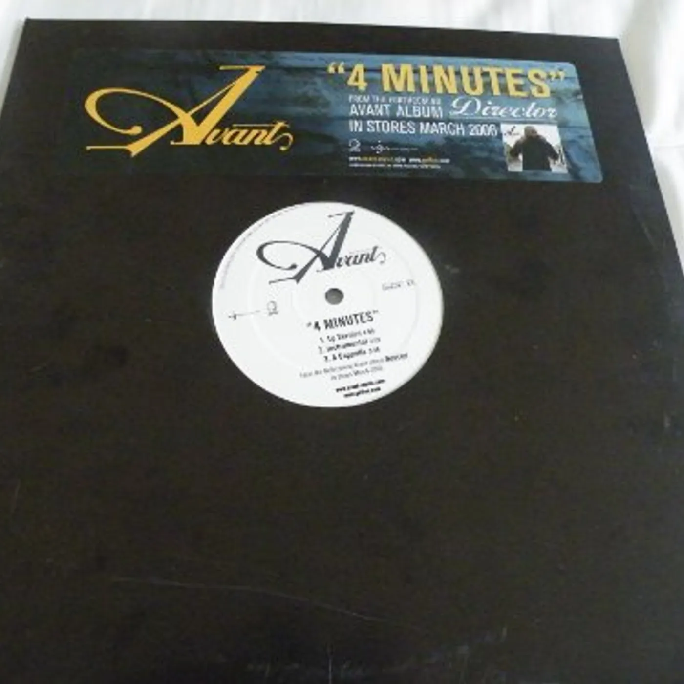 Avant 4 MINUTES (X2) Vinyl Record