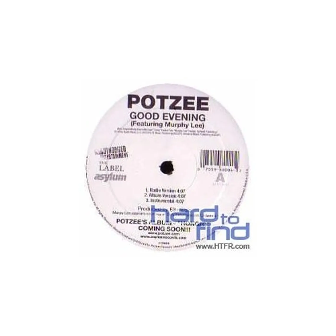 Potzee GOOD EVENING Vinyl Record