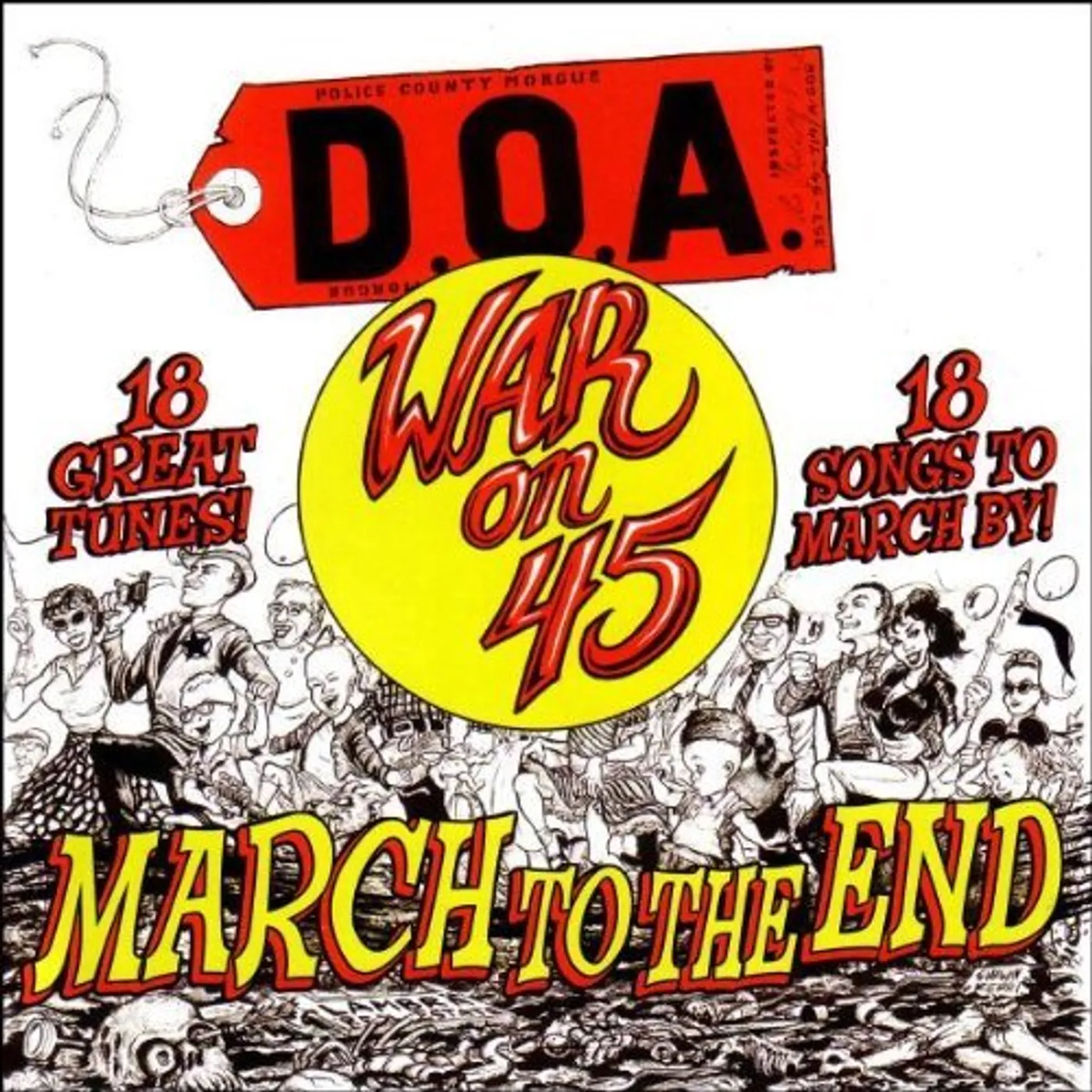 D.O.A. WAR ON 45 CD