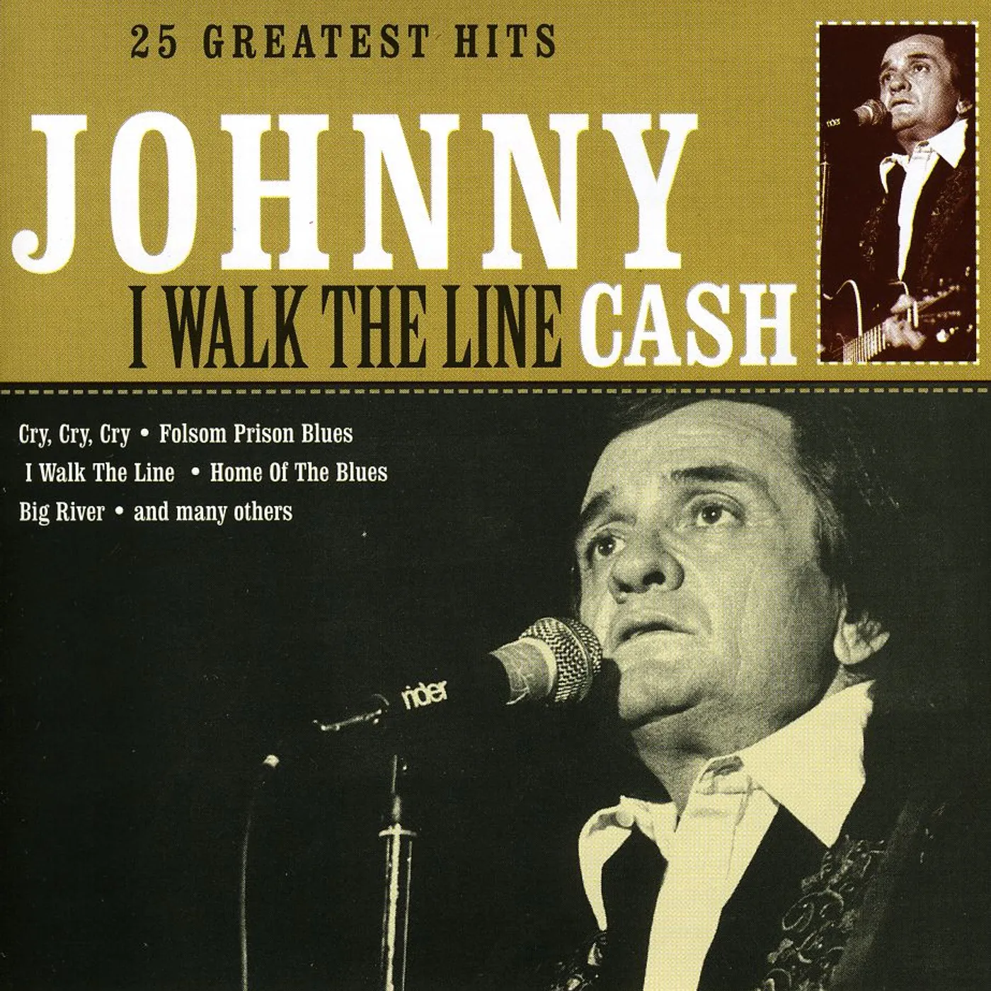 Johnny Cash I WALK THE LINE: 25 GREATEST HITS CD