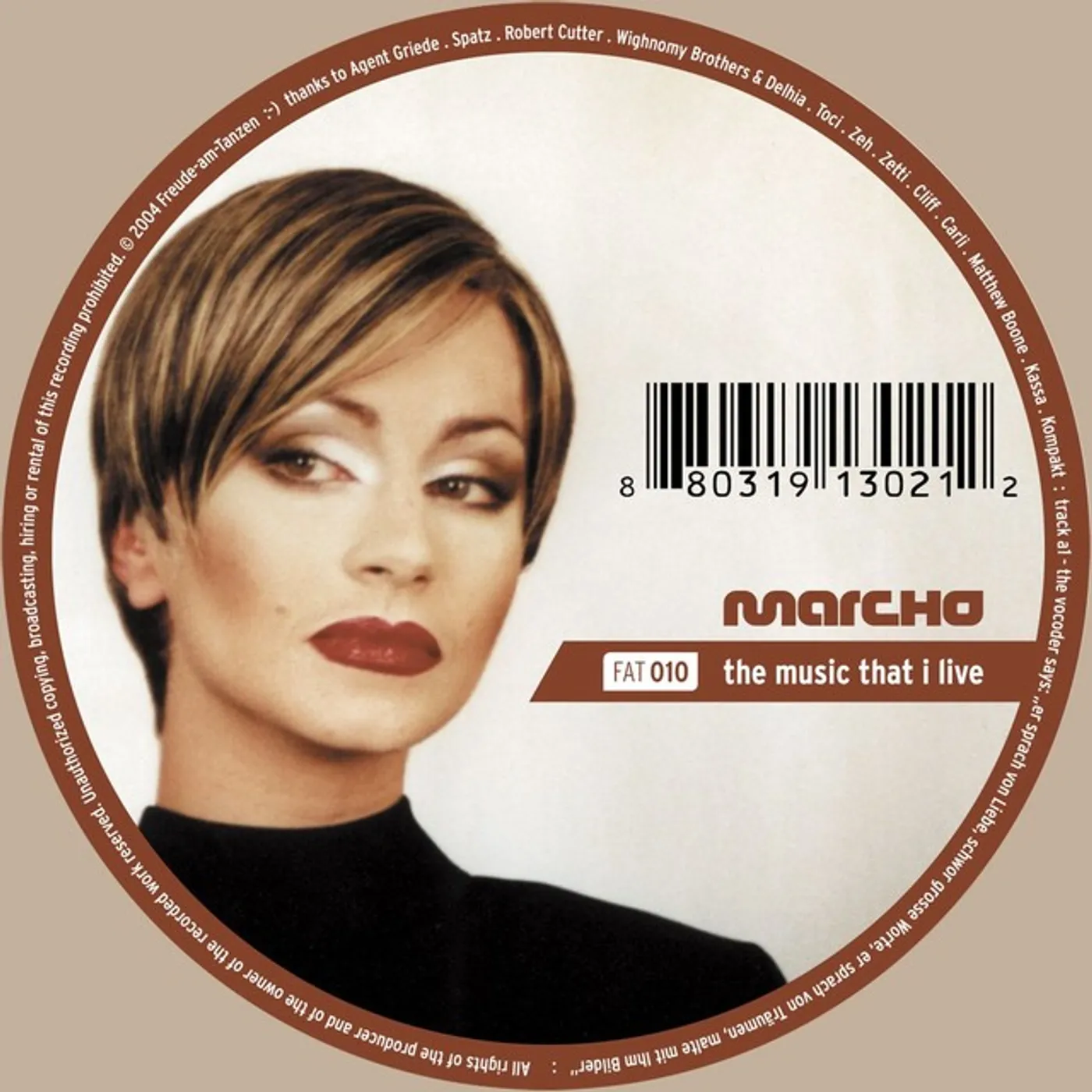 Marcho MUSIC THAT I LIVE Vinyl Record