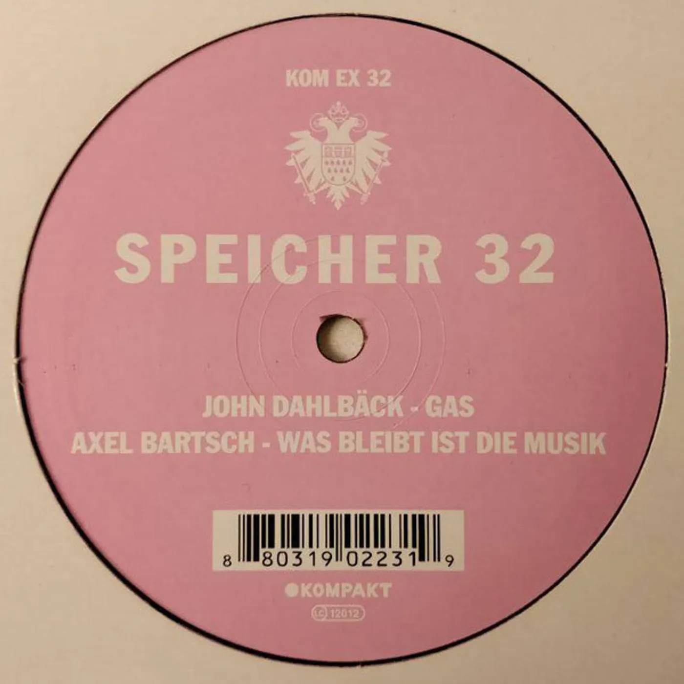 John Dahlback / Axel Bartsch SPEICHER Vinyl Record