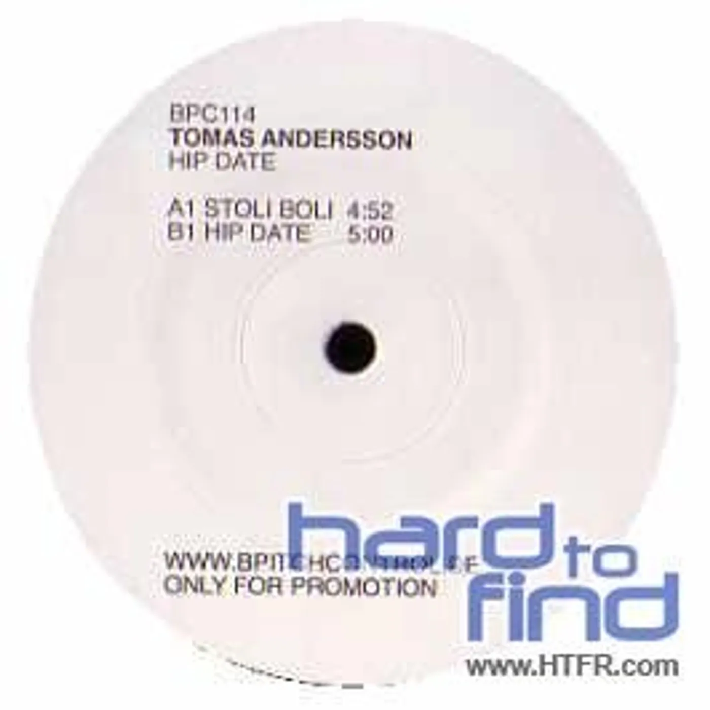 Tomas Andersson Hip Date Vinyl Record