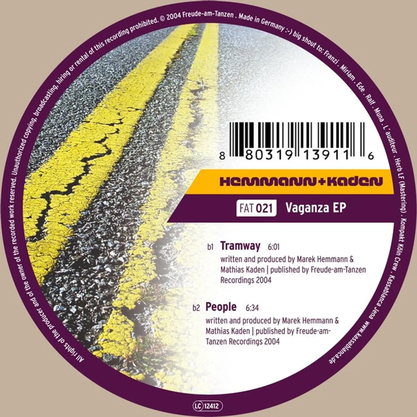 Hemmann & Kaden VAGANZA Vinyl Record