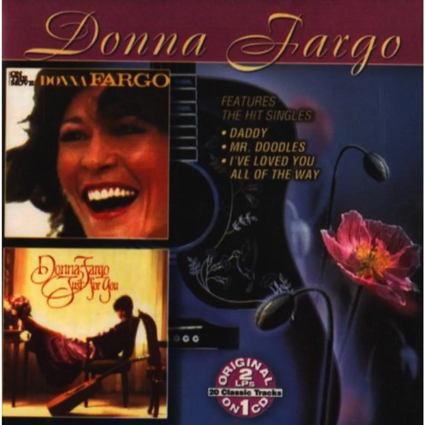 Donna Fargo ON THE MOVE / JUST FOR YOU CD