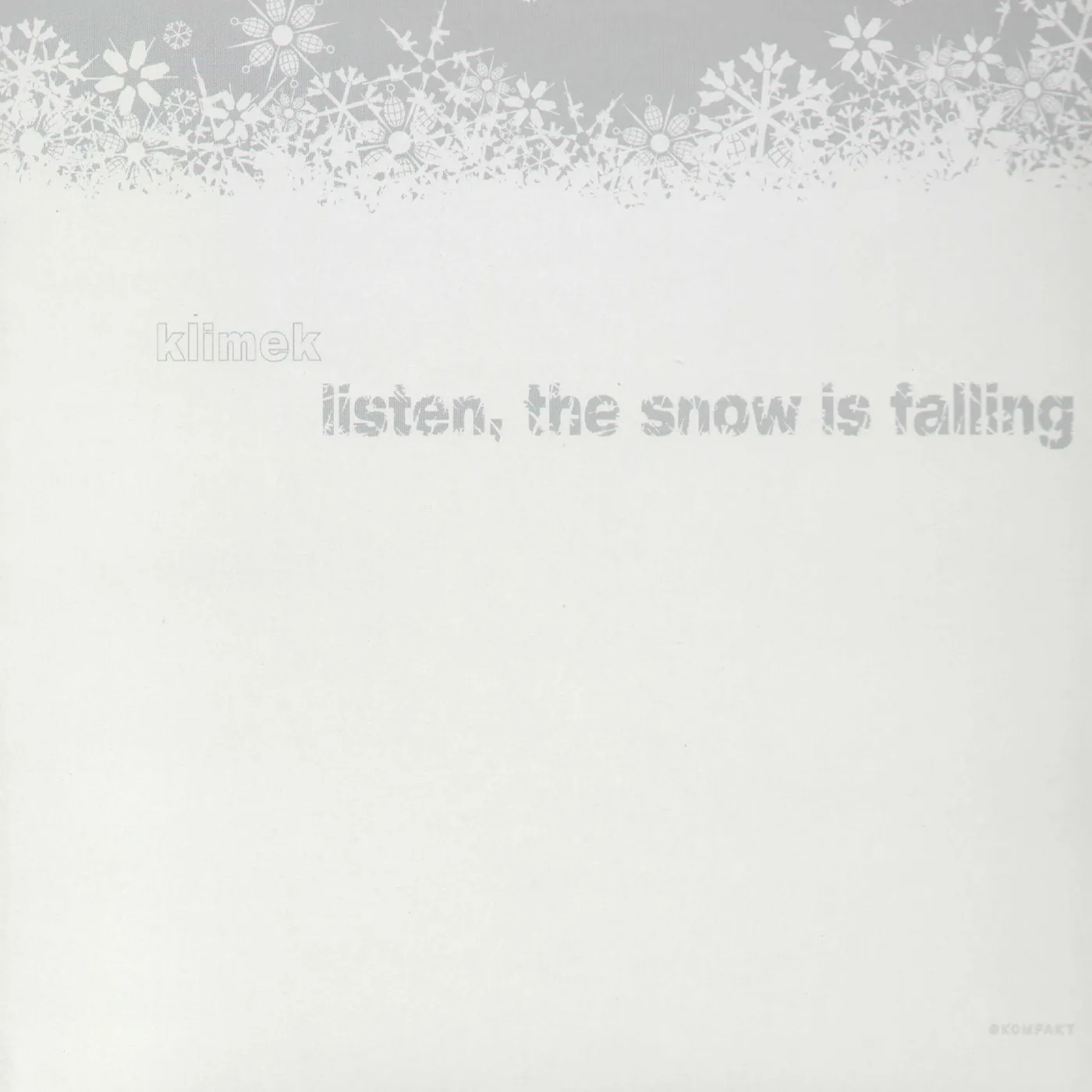 Klimek Listen The Snow Is Falling Vinyl Record