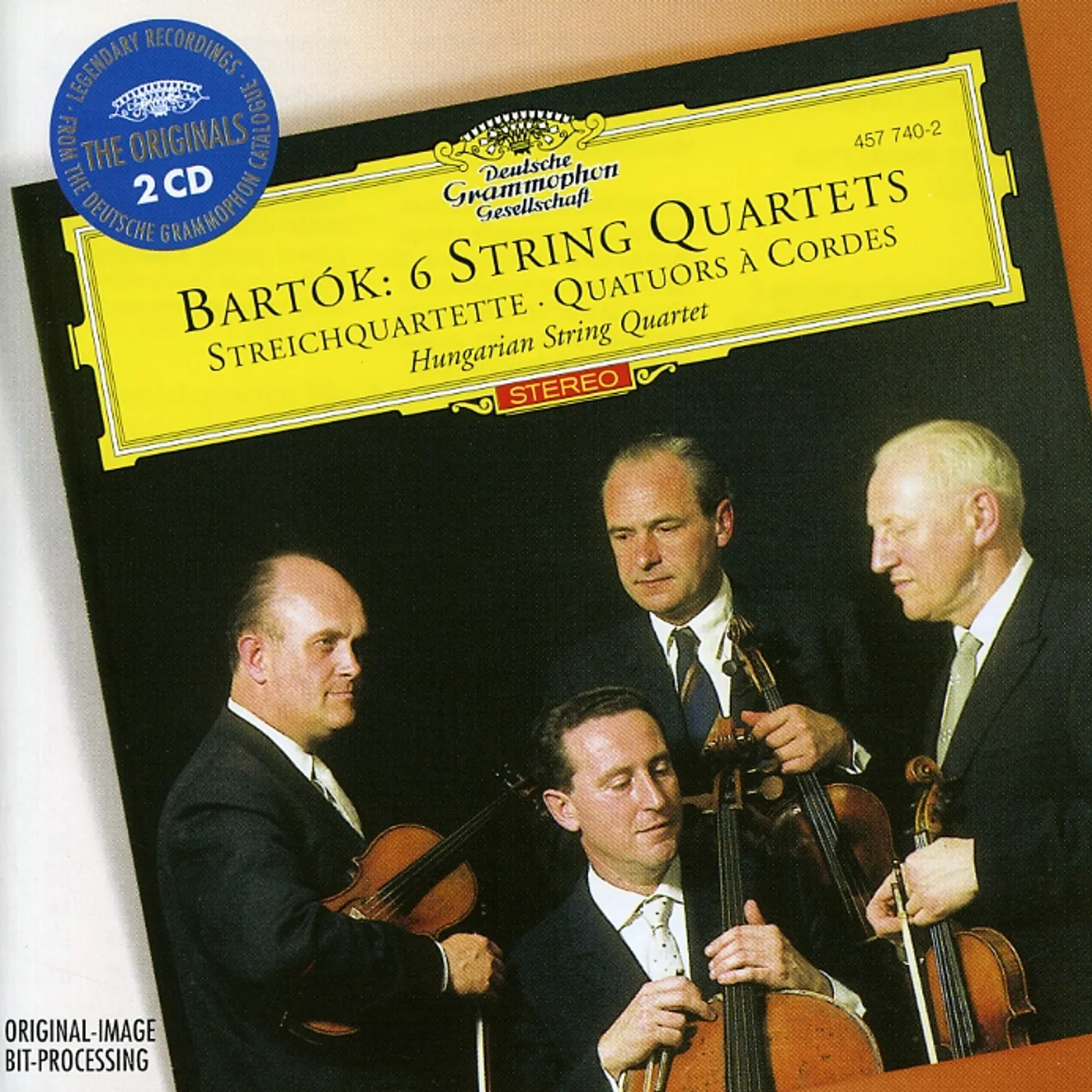 Hungarian String Quartet BARTOK: 6 STRING QUARTETS CD