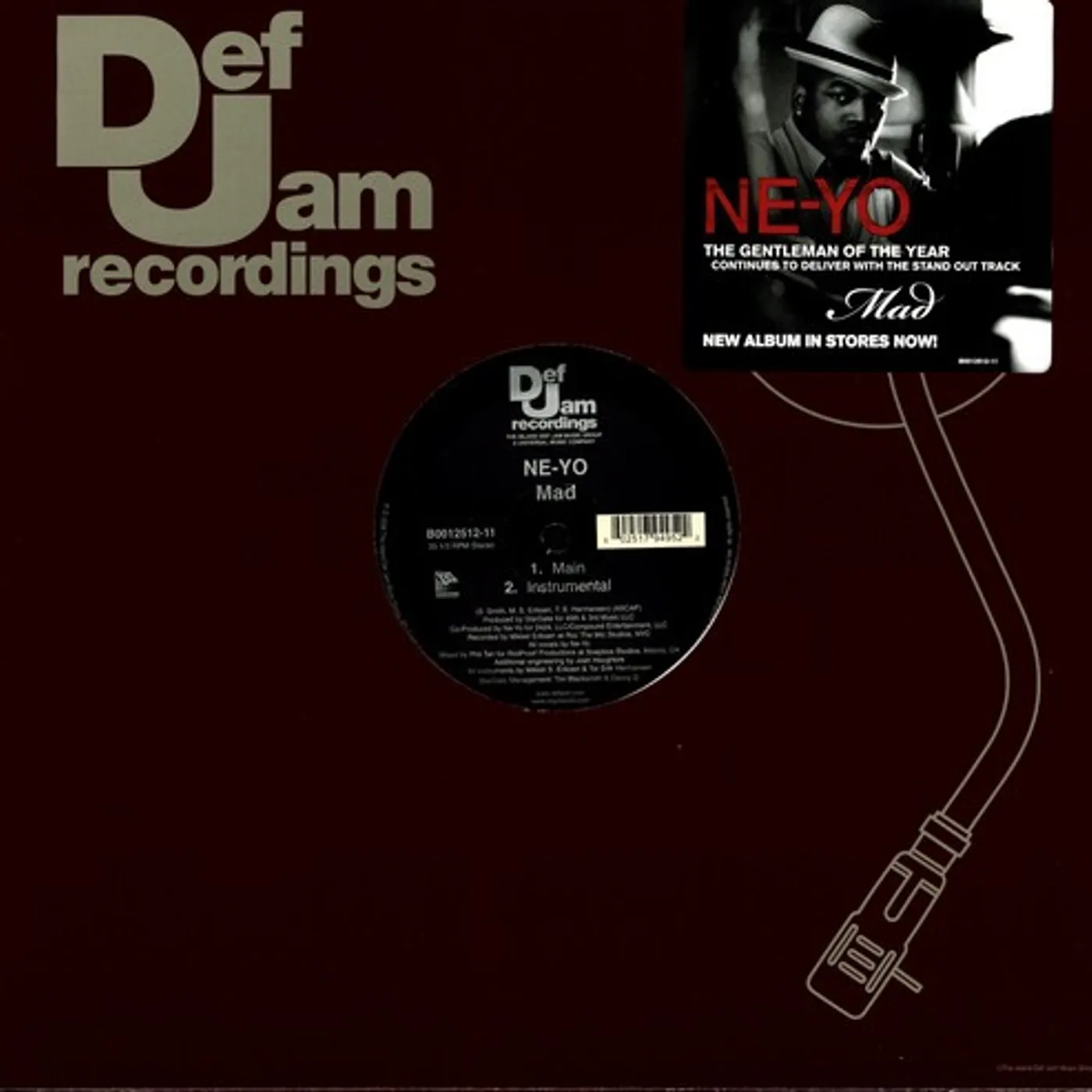 Ne-Yo WHEN YOU'RE MAD (X2) Vinyl Record