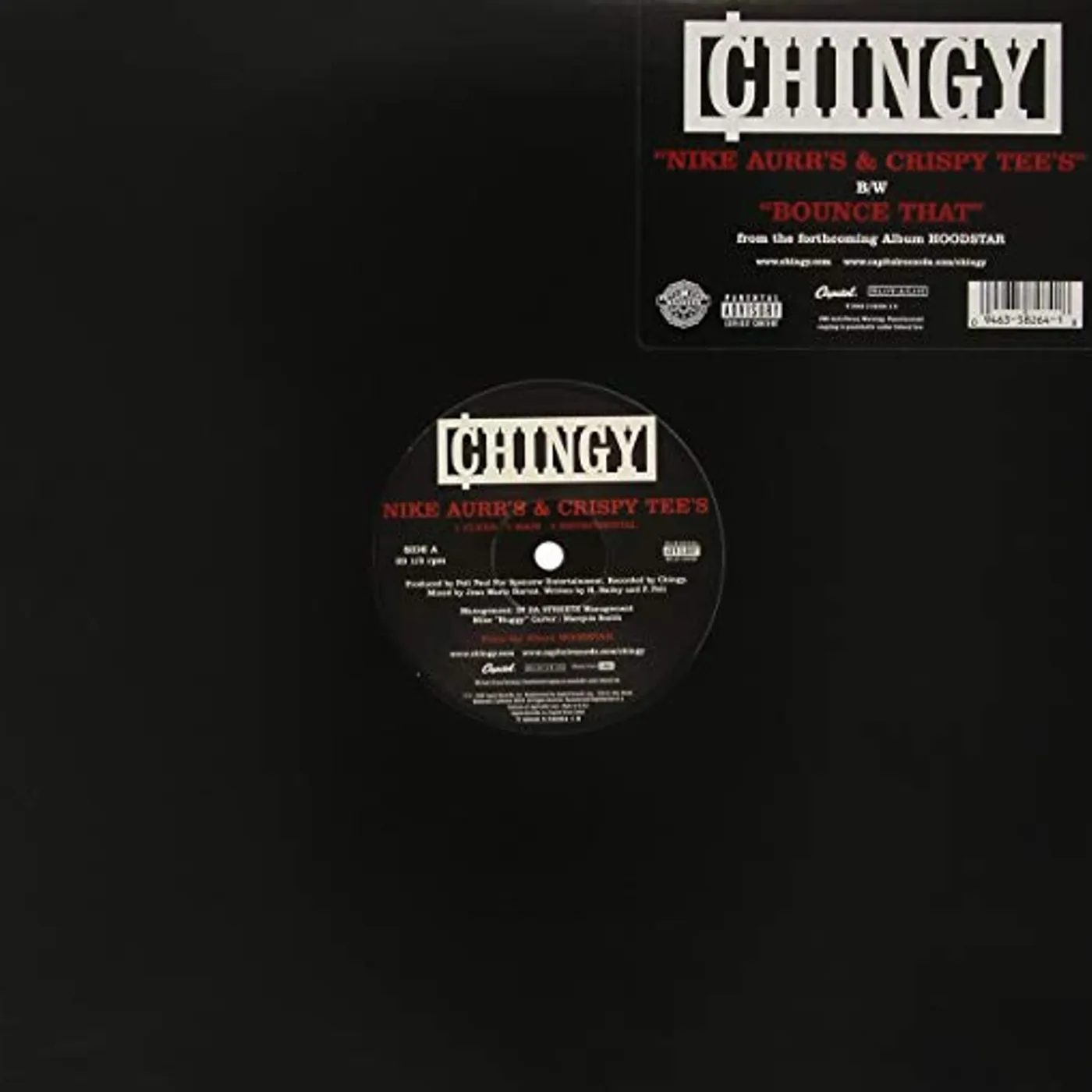 Chingy NIKE AURR'S & CRISPY TEE'S / BOUNCE THAT Vinyl Record