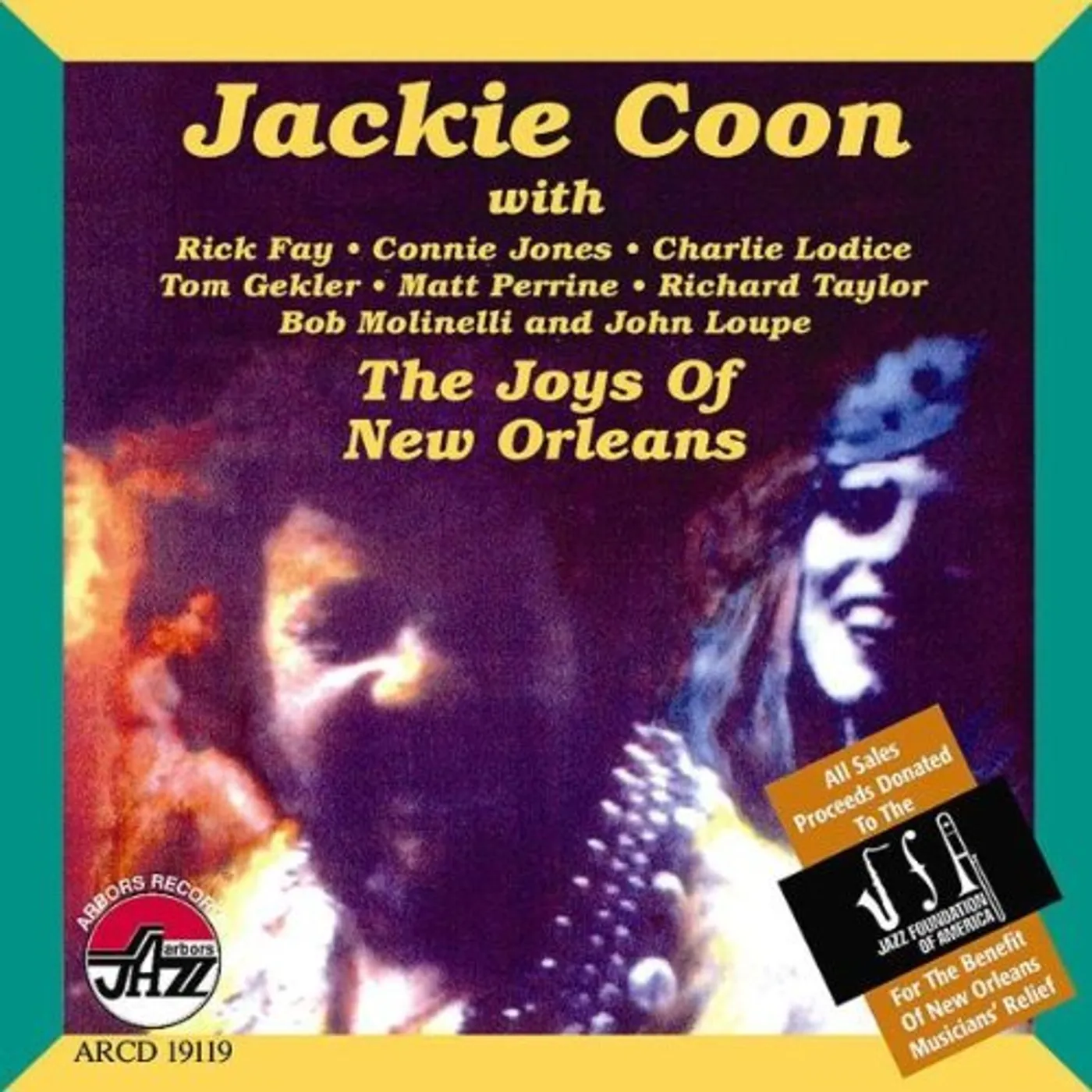 Jackie Coon JOY OF NEW ORLEANS CD