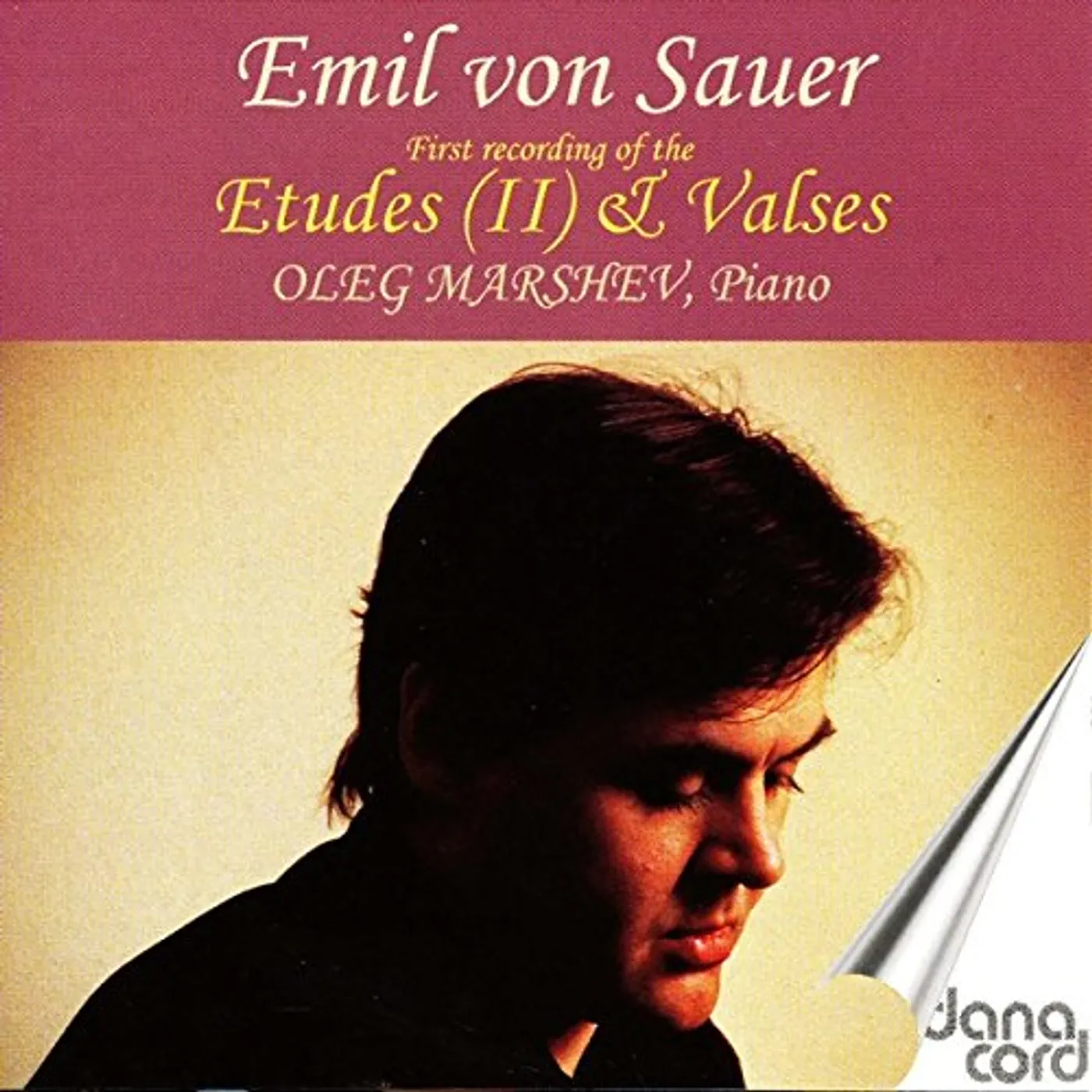 Emil von Sauer ETUDES & WALTZES CD
