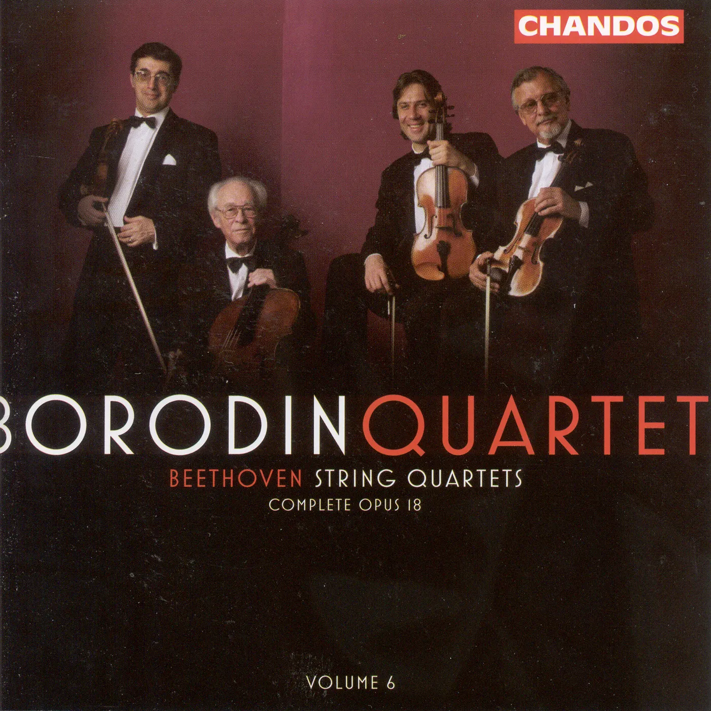 Beethoven / Borodin Quartet COMPLETE STRING QUARTETS OP 18 CD