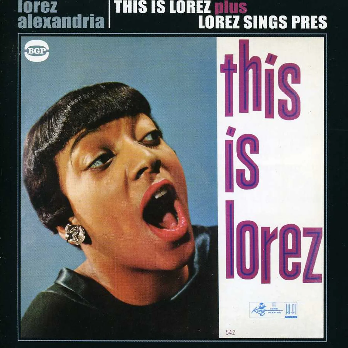 Lorez Alexandria THIS IS LOREZ / LOREZ SINGS PRES CD