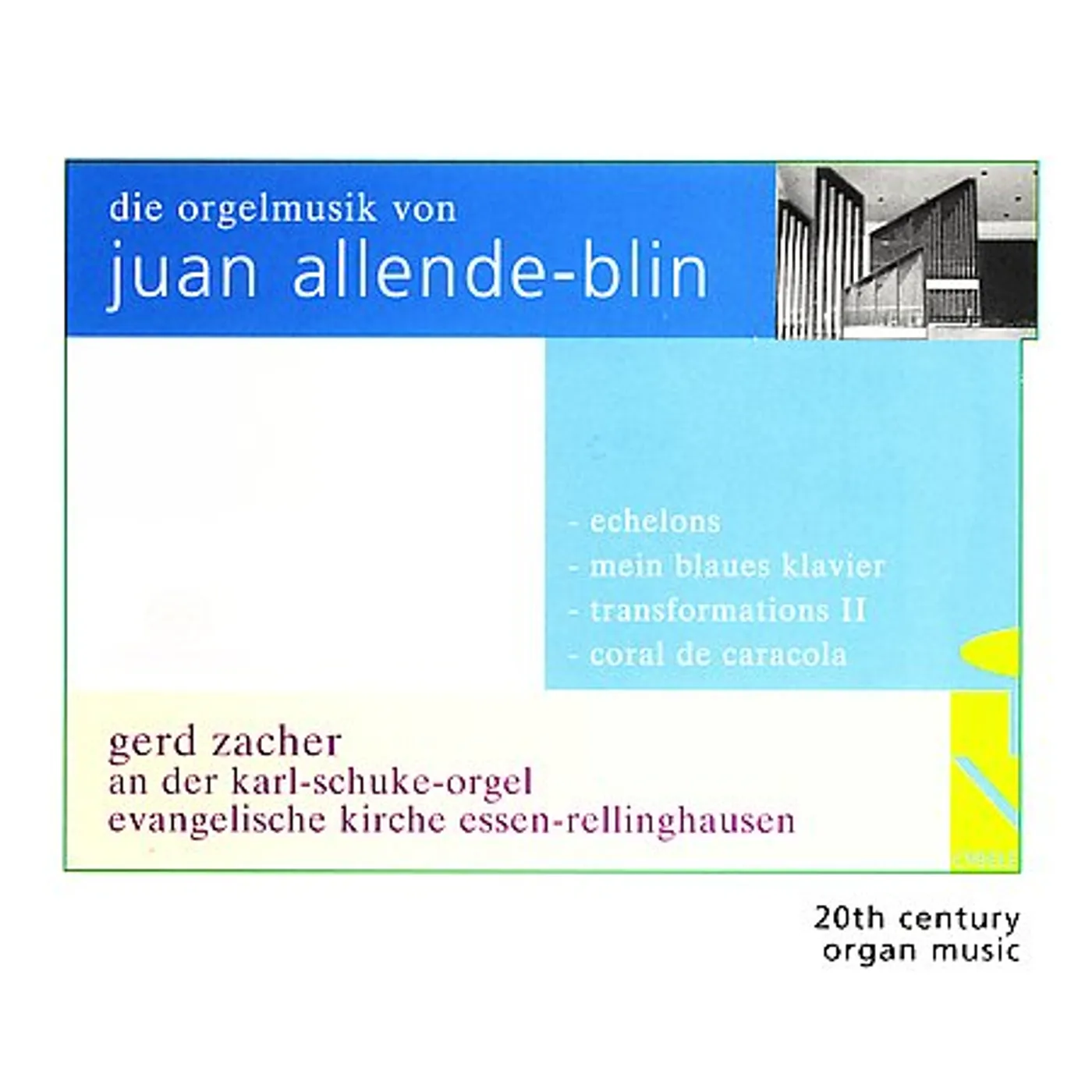 Allende-blin / Zacher ORGAN MUSIC Super Audio CD