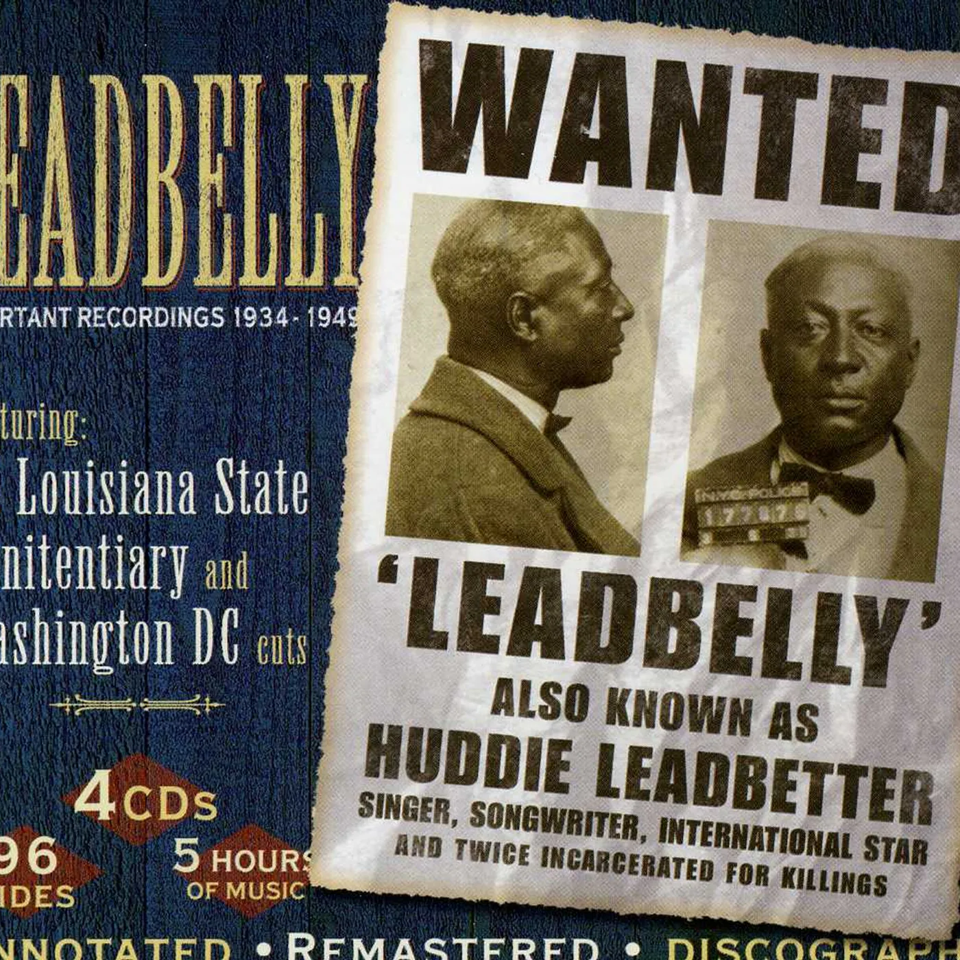 Leadbelly IMPORTANT RECORDINGS 1934-1949 CD