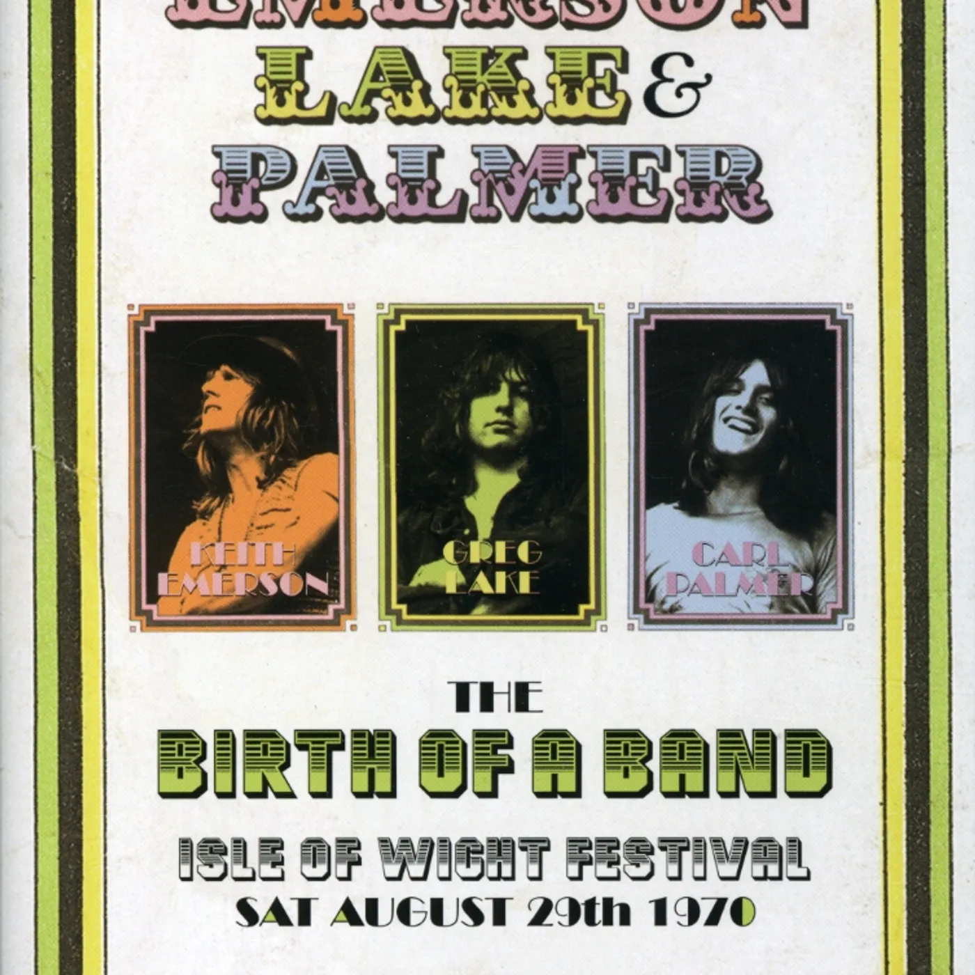 Emerson, Lake & Palmer BIRTH OF A BAND: LIVE AT ISLE OF WIGHT 1970 DVD