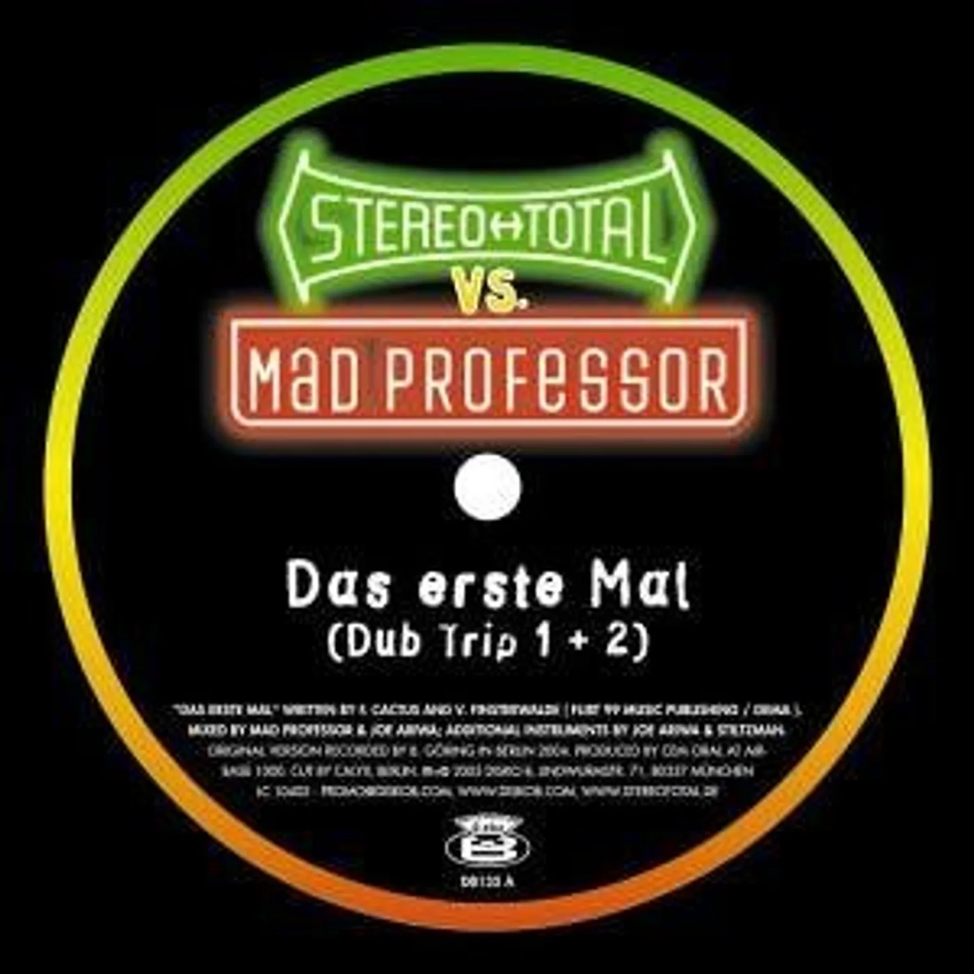 Stereo Total Vs Mad Professor DAS ERSTE MAL DUB TRIP REMIXES Vinyl Record