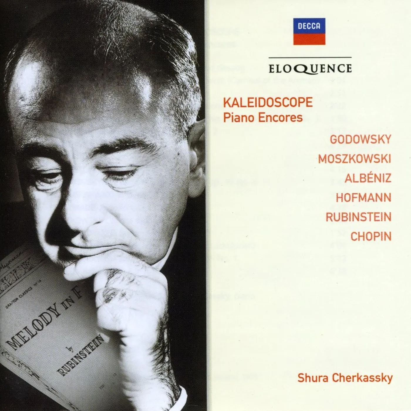 Shura Cherkassky KALEIDOSCOPE: PIANO ENCORES CD