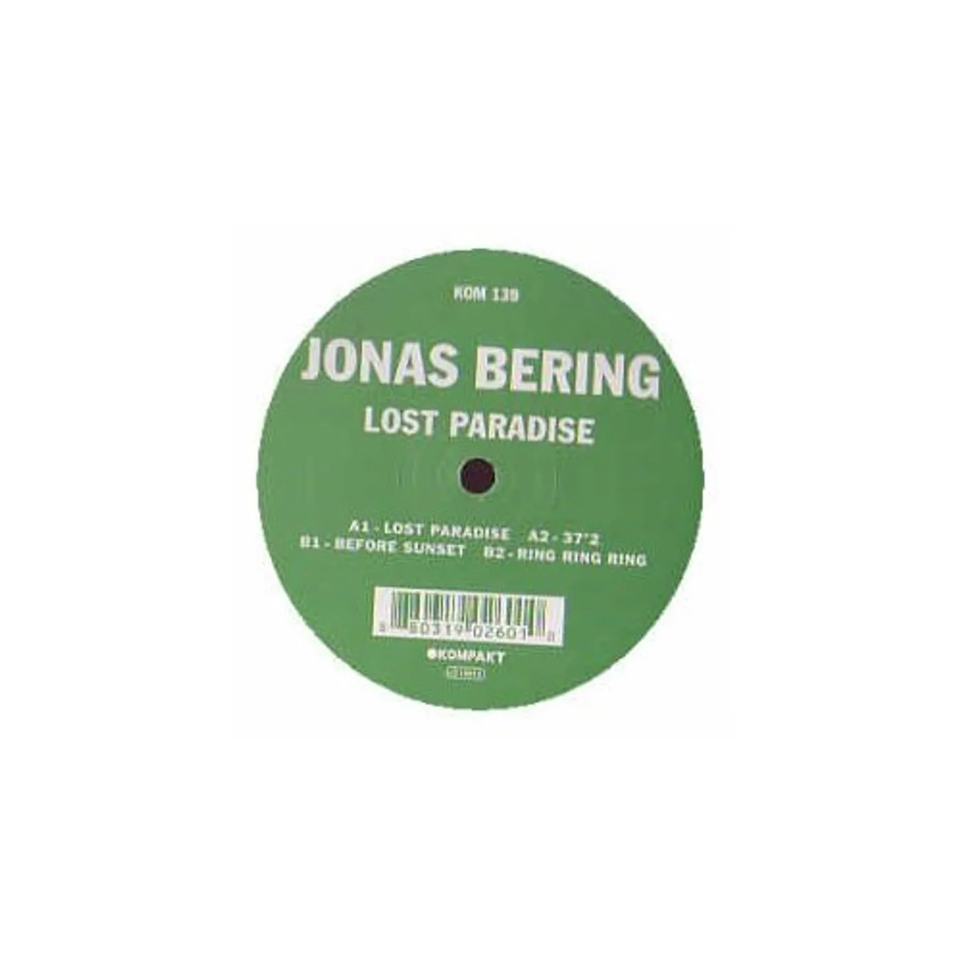 Jonas Bering Lost Paradise Vinyl Record