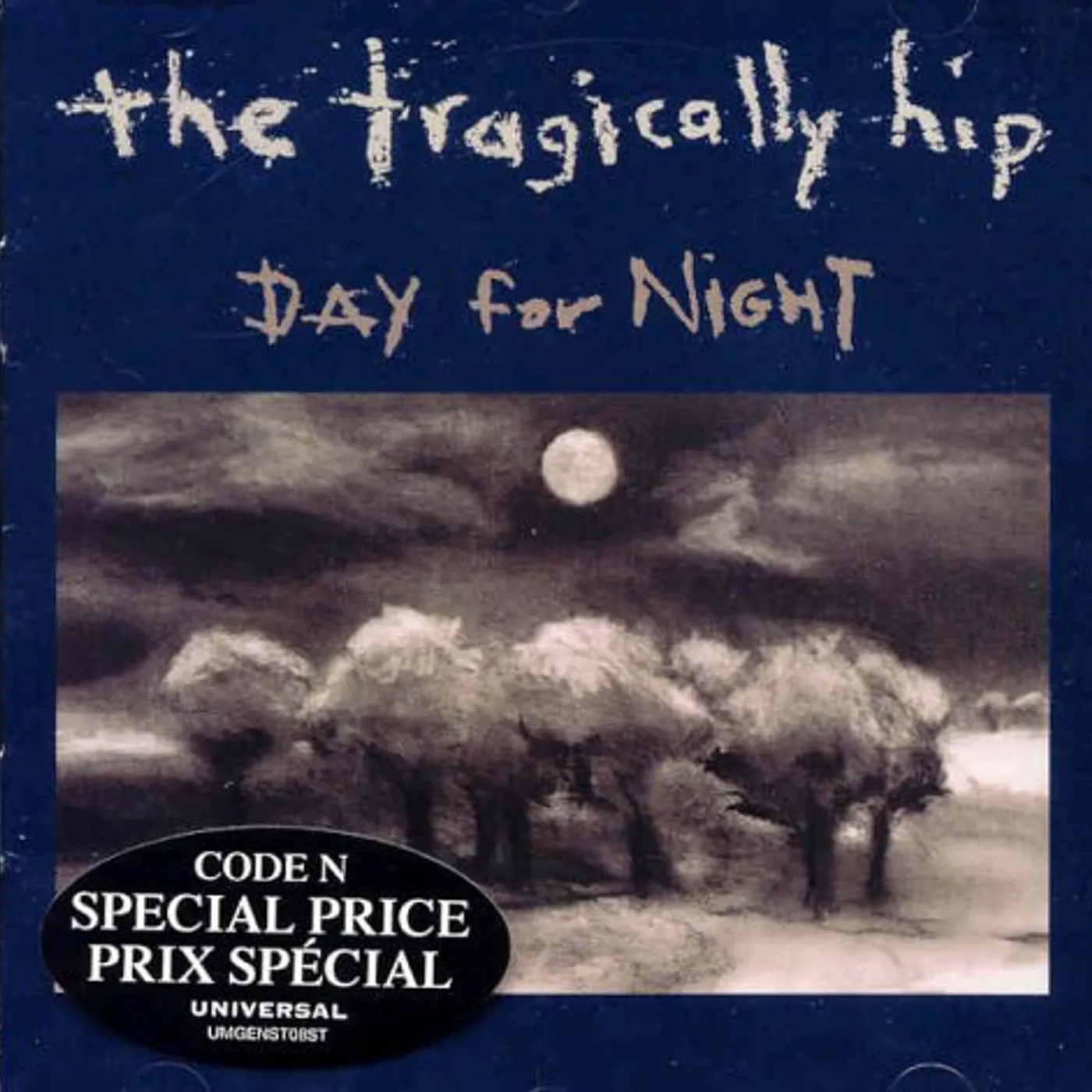 The Tragically Hip DAY FOR NIGHT CD