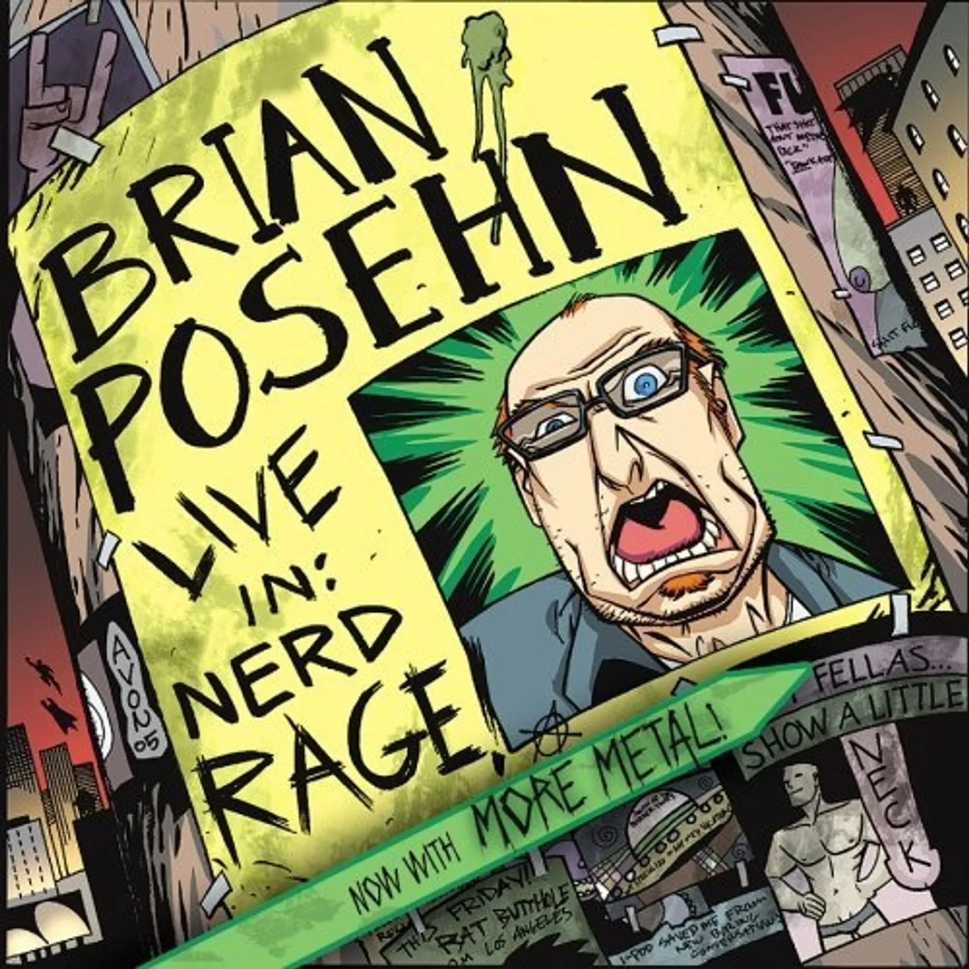 Brian Posehn Live In: Nerd Rage Vinyl Record