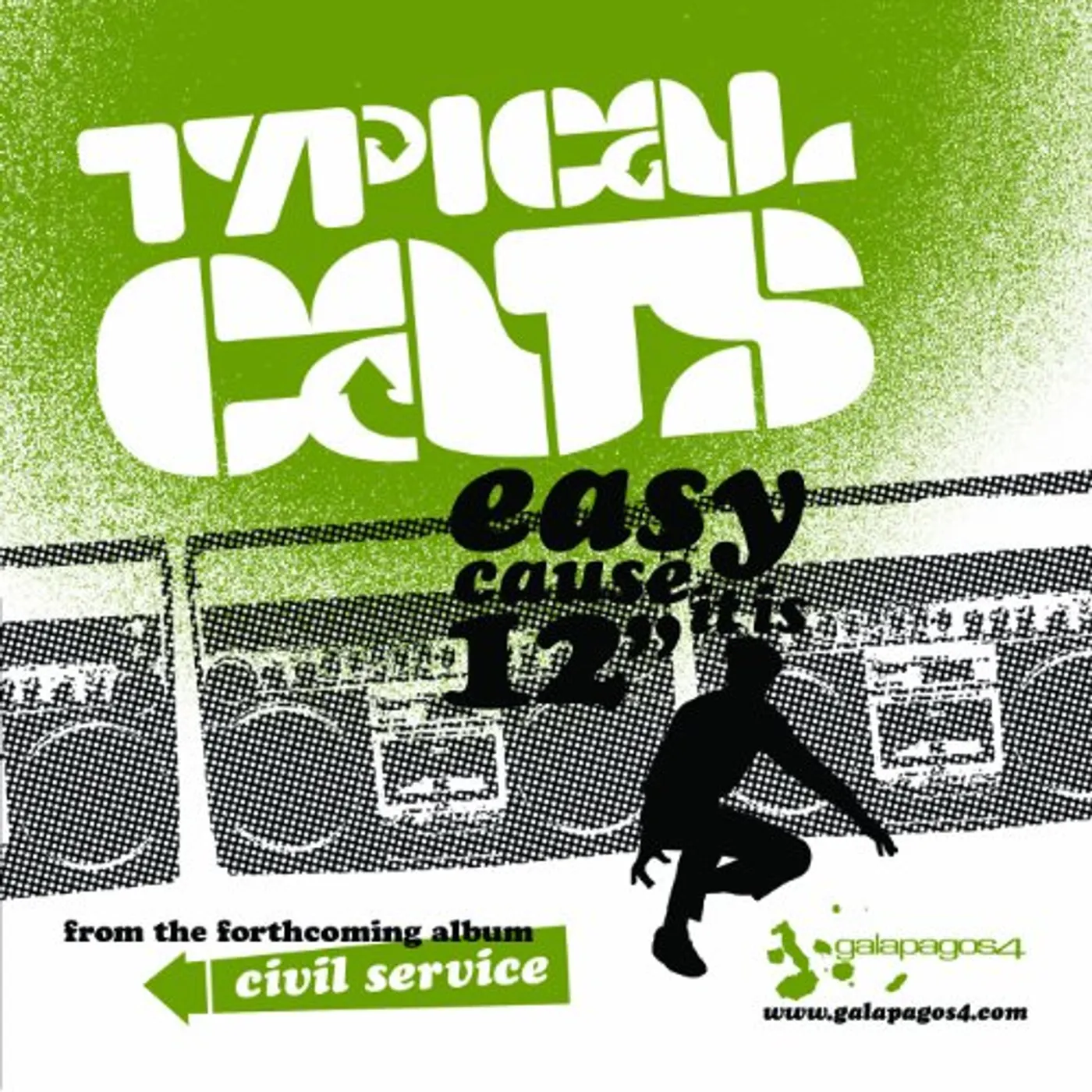 Typical Cats EASY CAUSE IT IS Vinyl Record