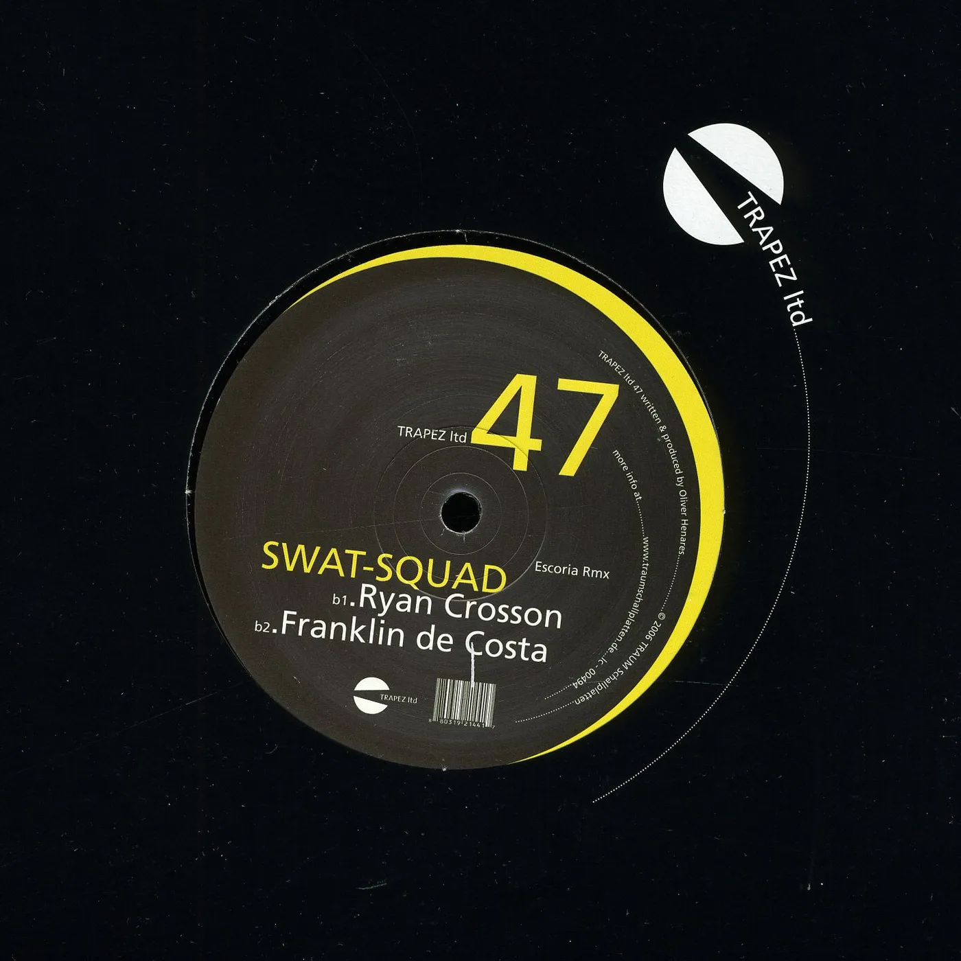 Swat Squad ESCORIA RMX Vinyl Record