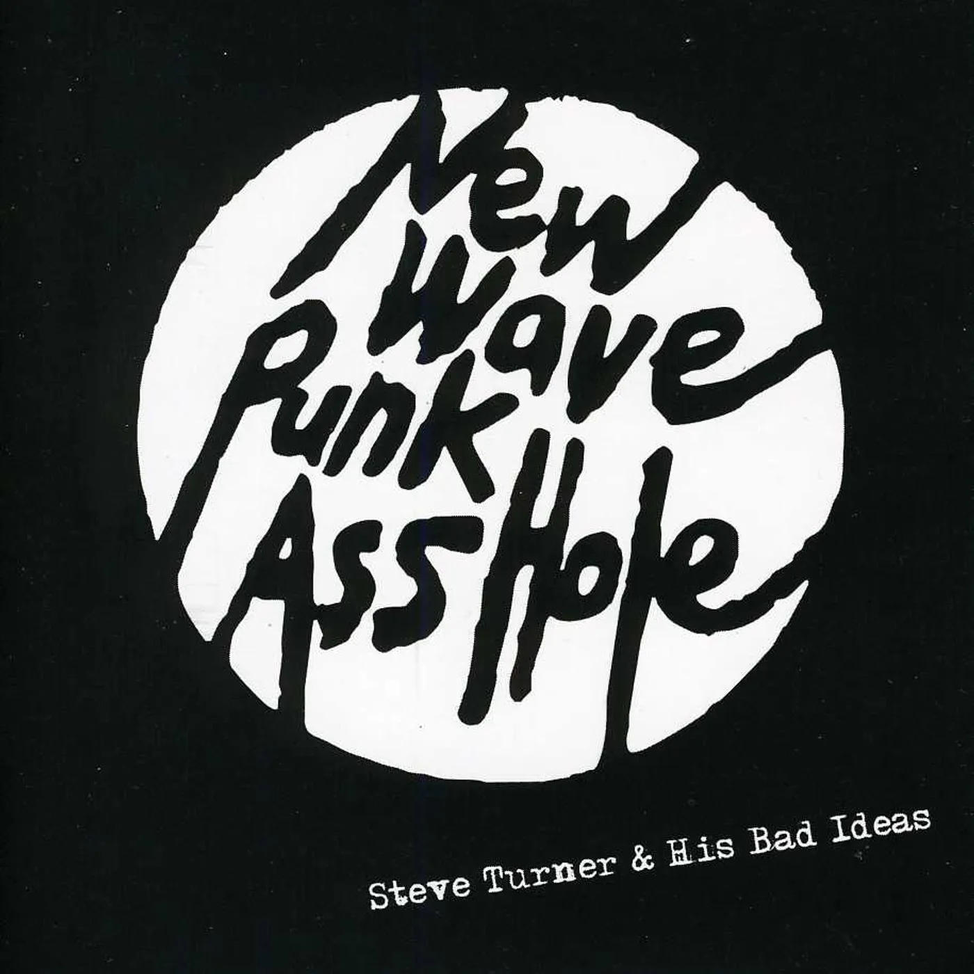 Steve Turner & His Bad Ideas NEW WAVE PUNK ASSHOLE CD