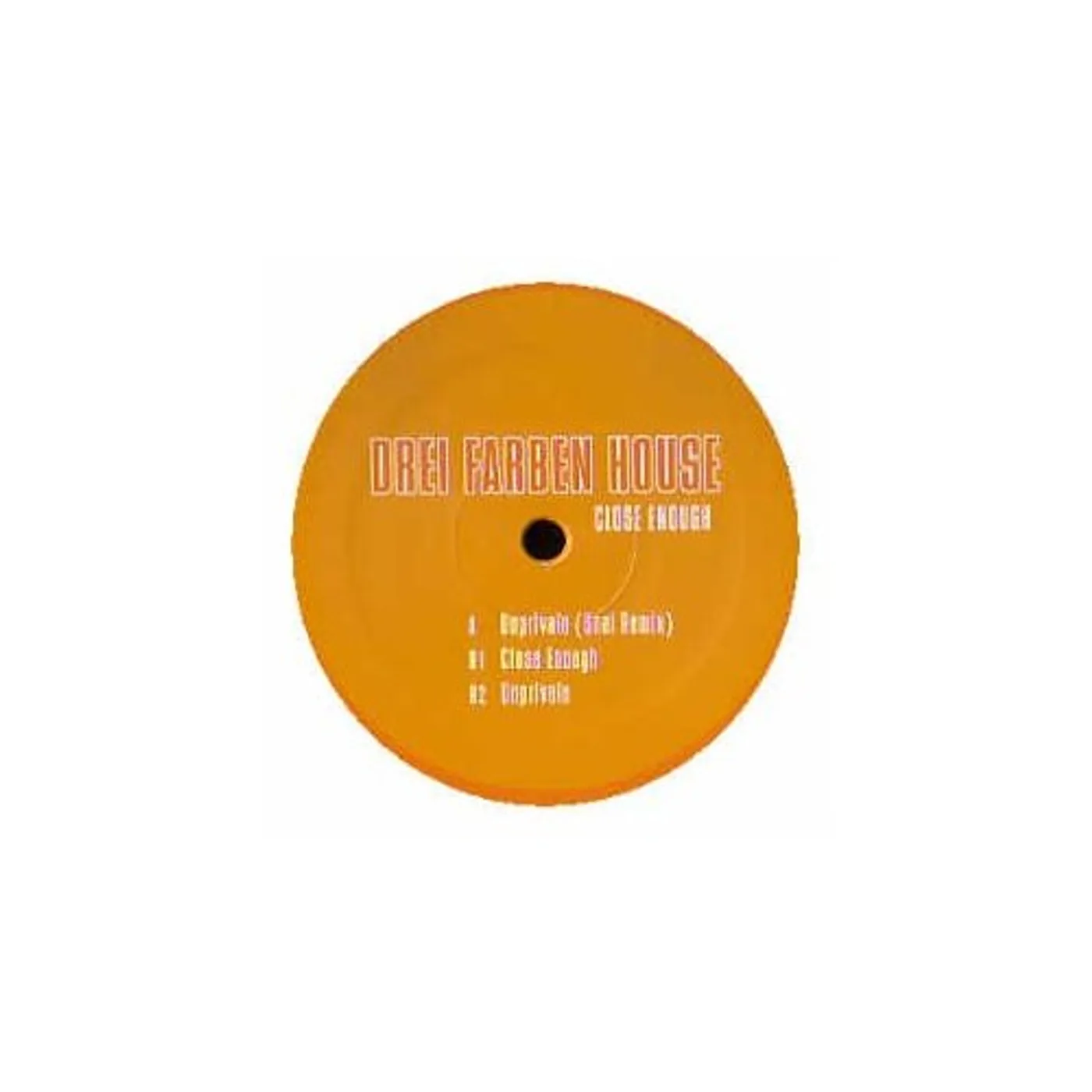 Drei Farben House Close Enough Vinyl Record