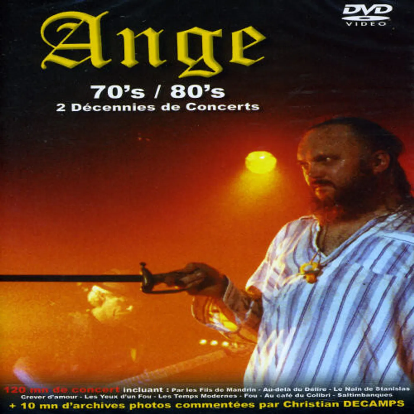 Ange SEVENTIES-EIGHTIES: DEUX DECENNIES DE CONCERT DVD