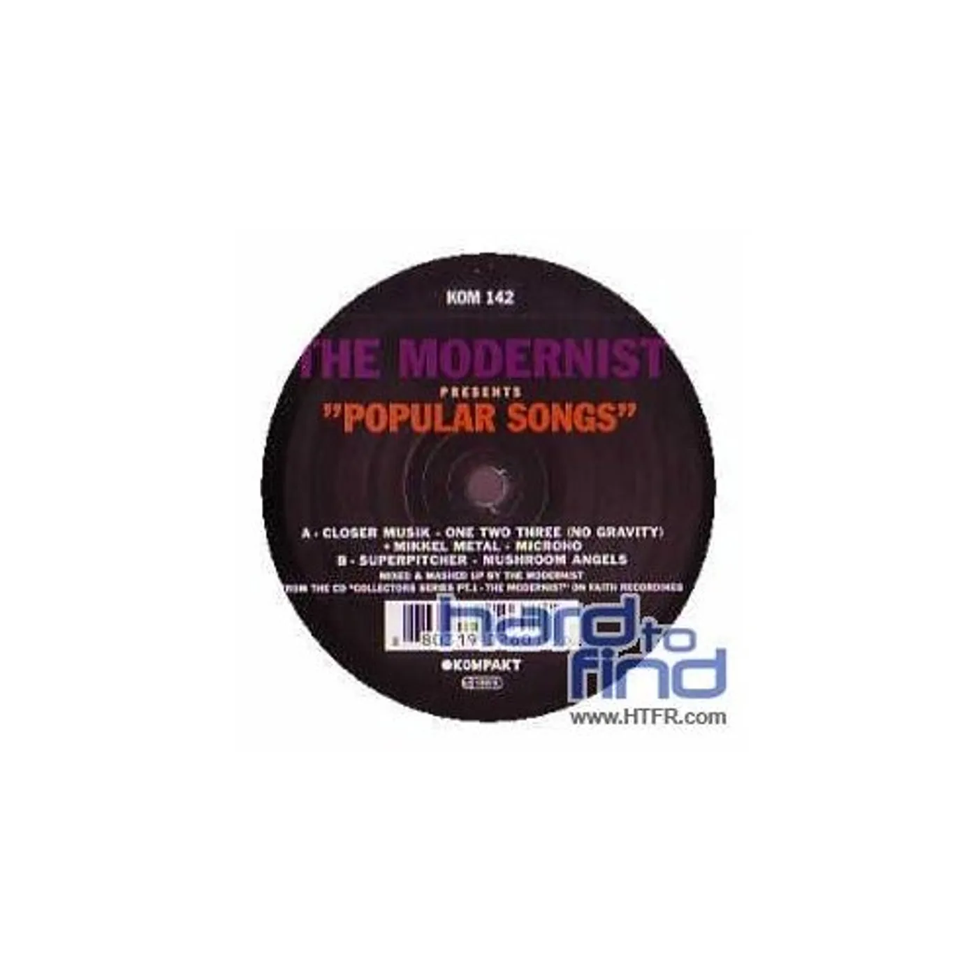 Modernist PRESENTS POPULAR SONGS Vinyl Record