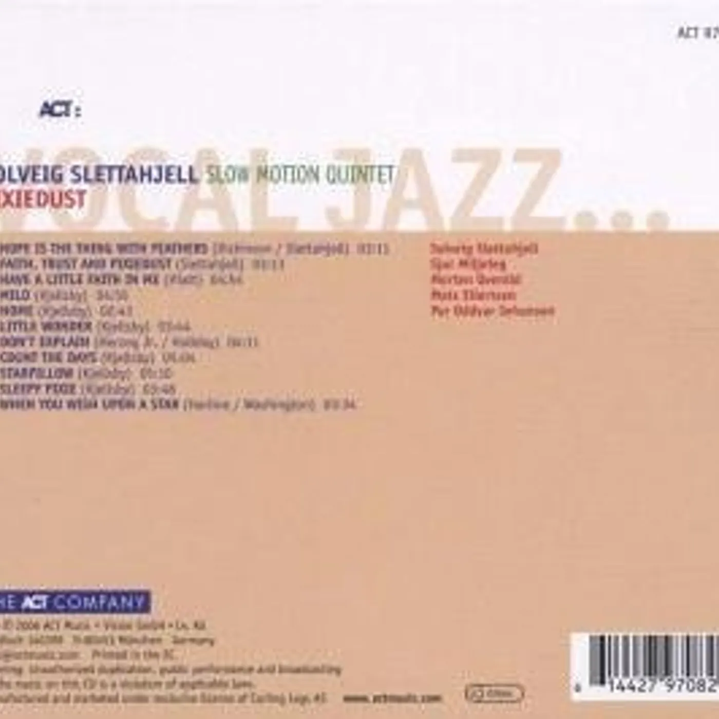 Solveig Slettahjell PIXIEDUST CD