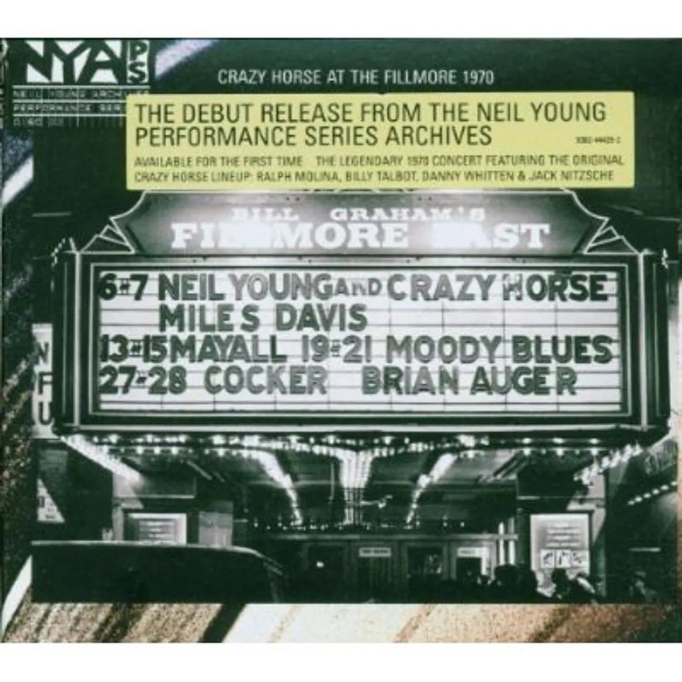 Neil Young LIVE AT THE FILLMORE EAST CD