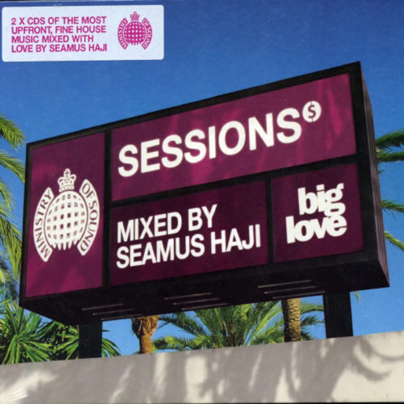 SESSIONS MIXED BY SEAMUS HAJI CD