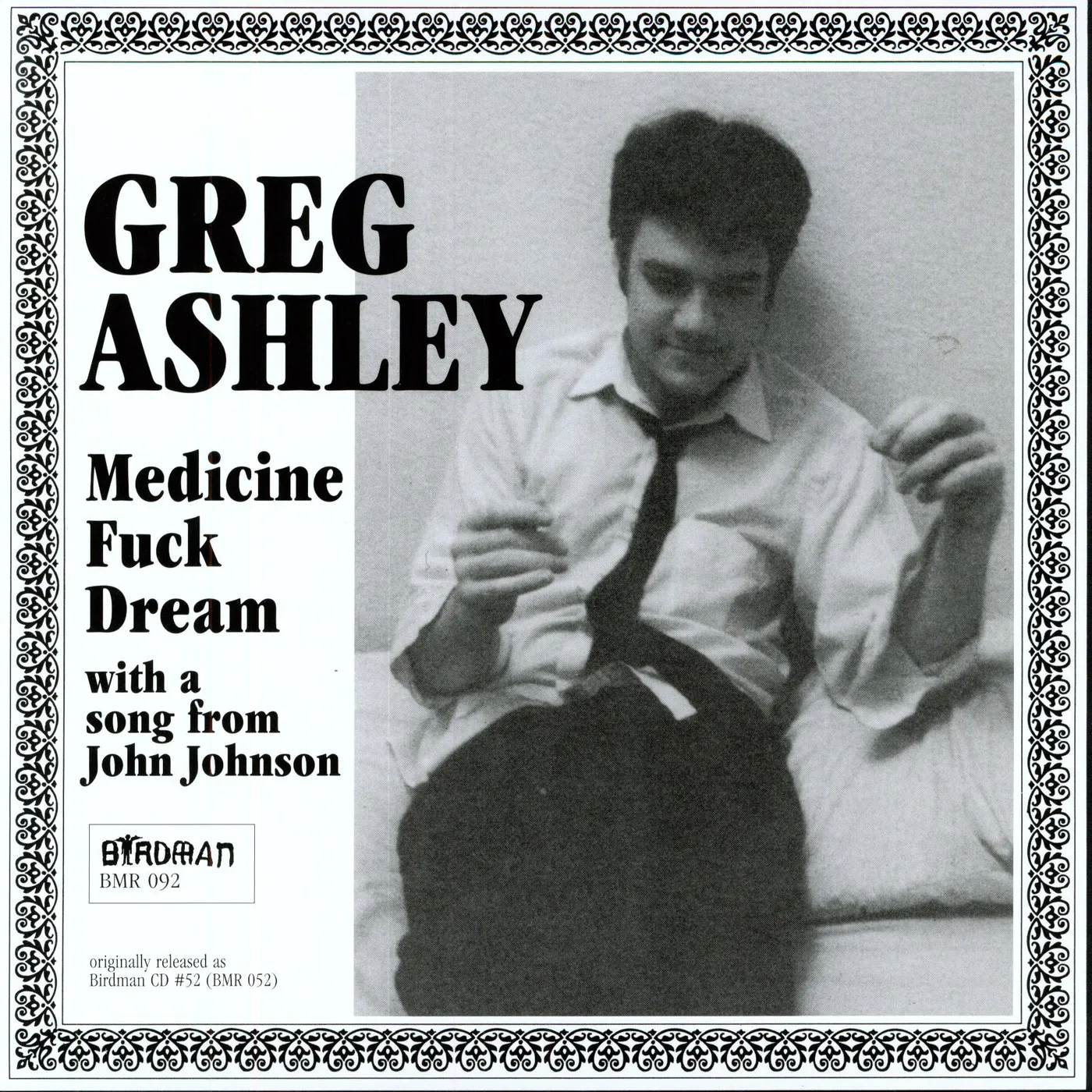 Greg Ashley MEDICINE FUCK DREAM Vinyl Record - Remastered