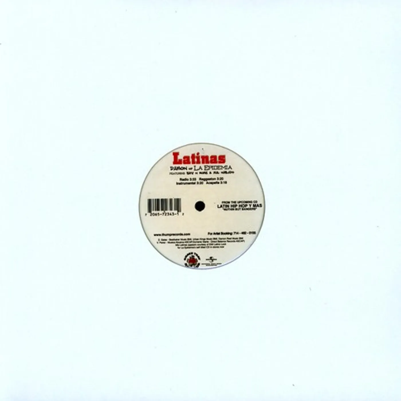 Damon of La Epidemia LATINAS (X4) / DAME DAME (X3) Vinyl Record
