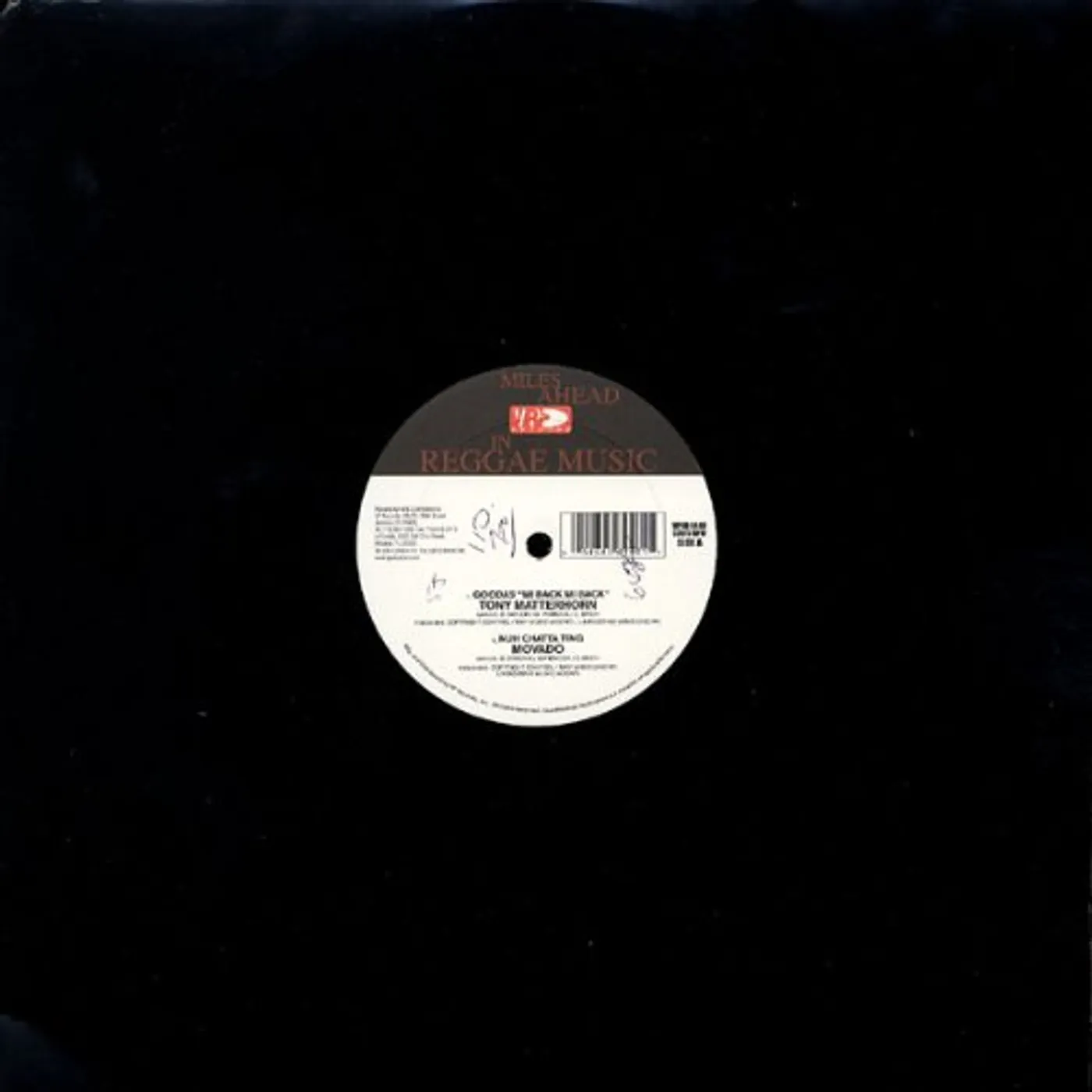 Tony Matterhorn GOODAS FE DEM Vinyl Record