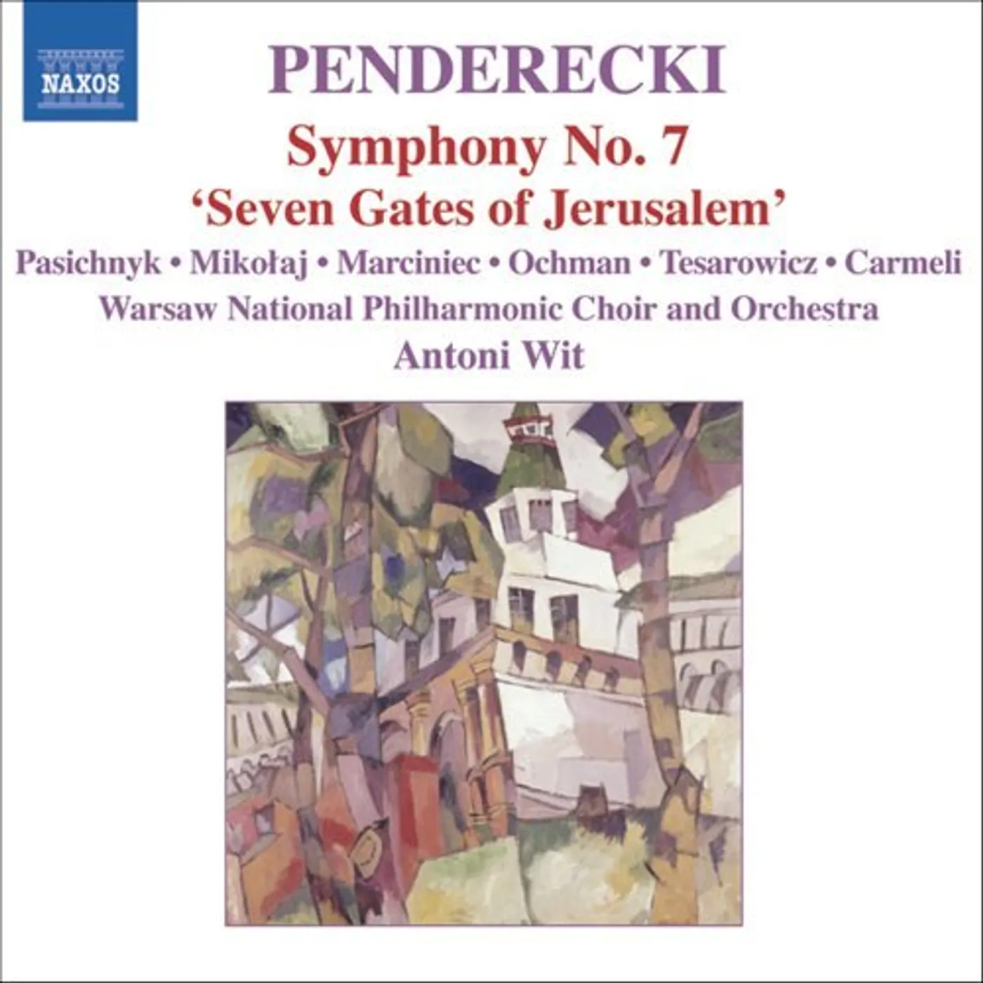Penderecki SEVEN GATES OF JERUSALEM CD