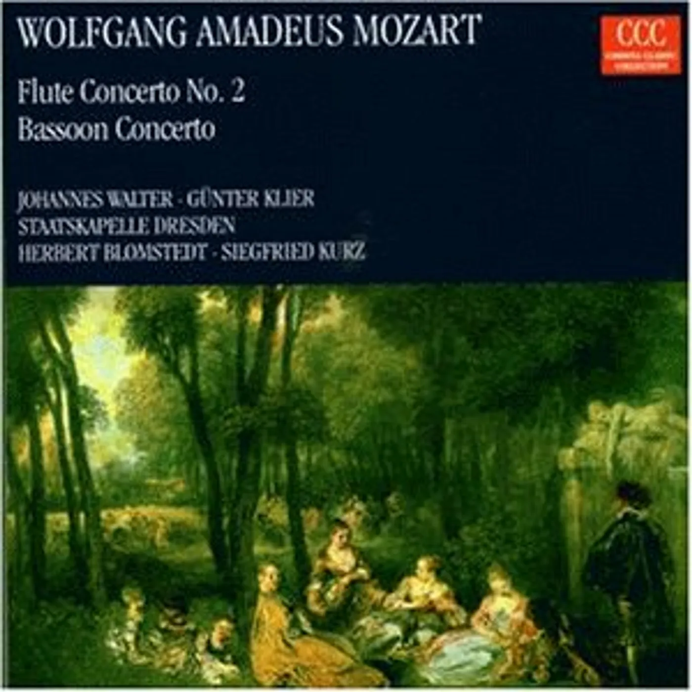 Wolfgang Amadeus Mozart FLUTE CONCERTO 2 CD