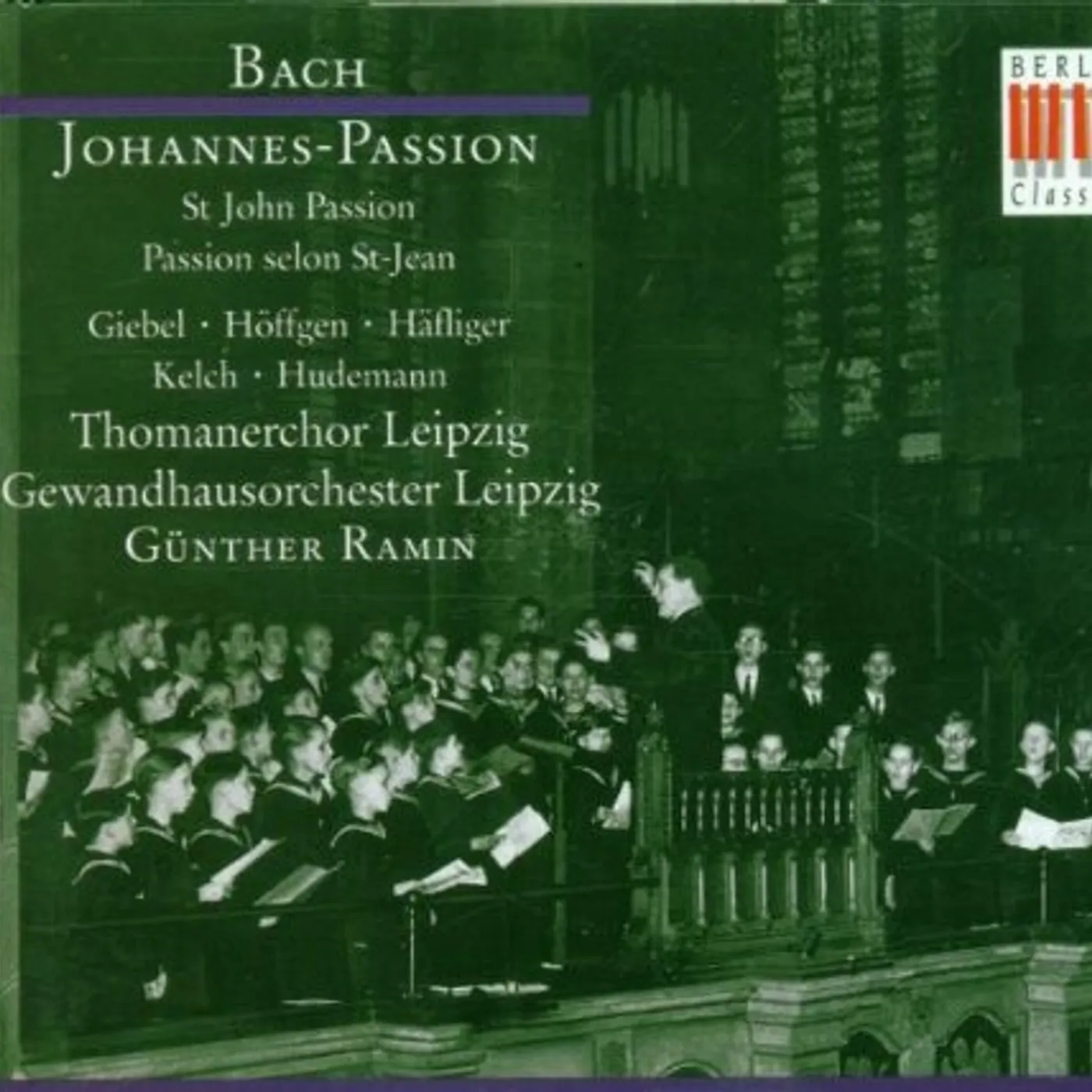 Johann Sebastian Bach ST JOHN PASSION CD