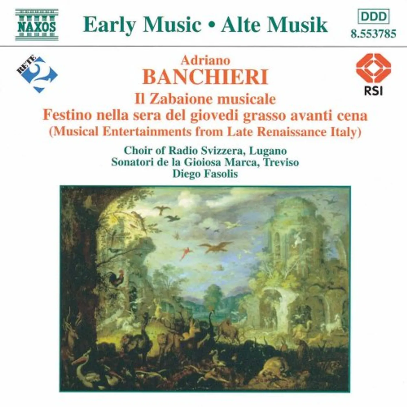 Banchieri LATE RENAISSANCE MUSIC CD
