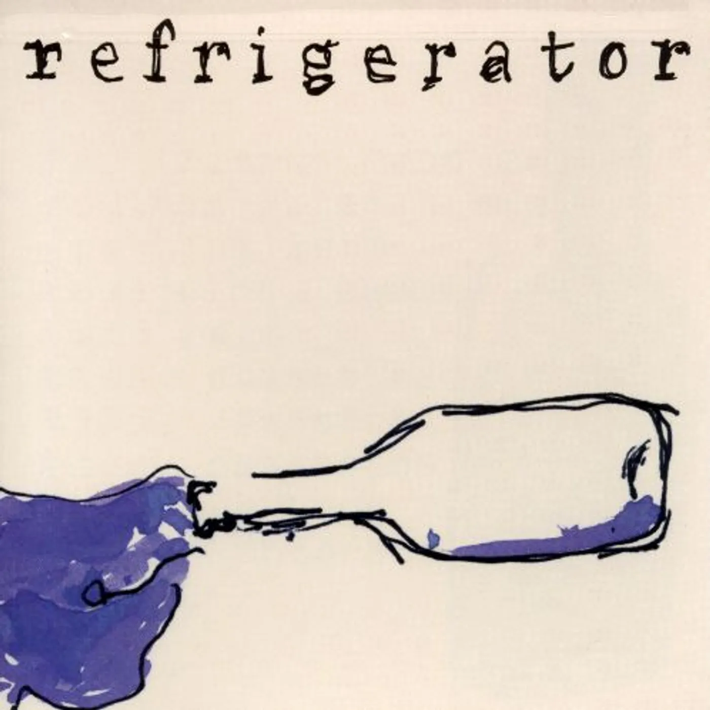 Refrigerator BOTTLES OF MAKE UP CD