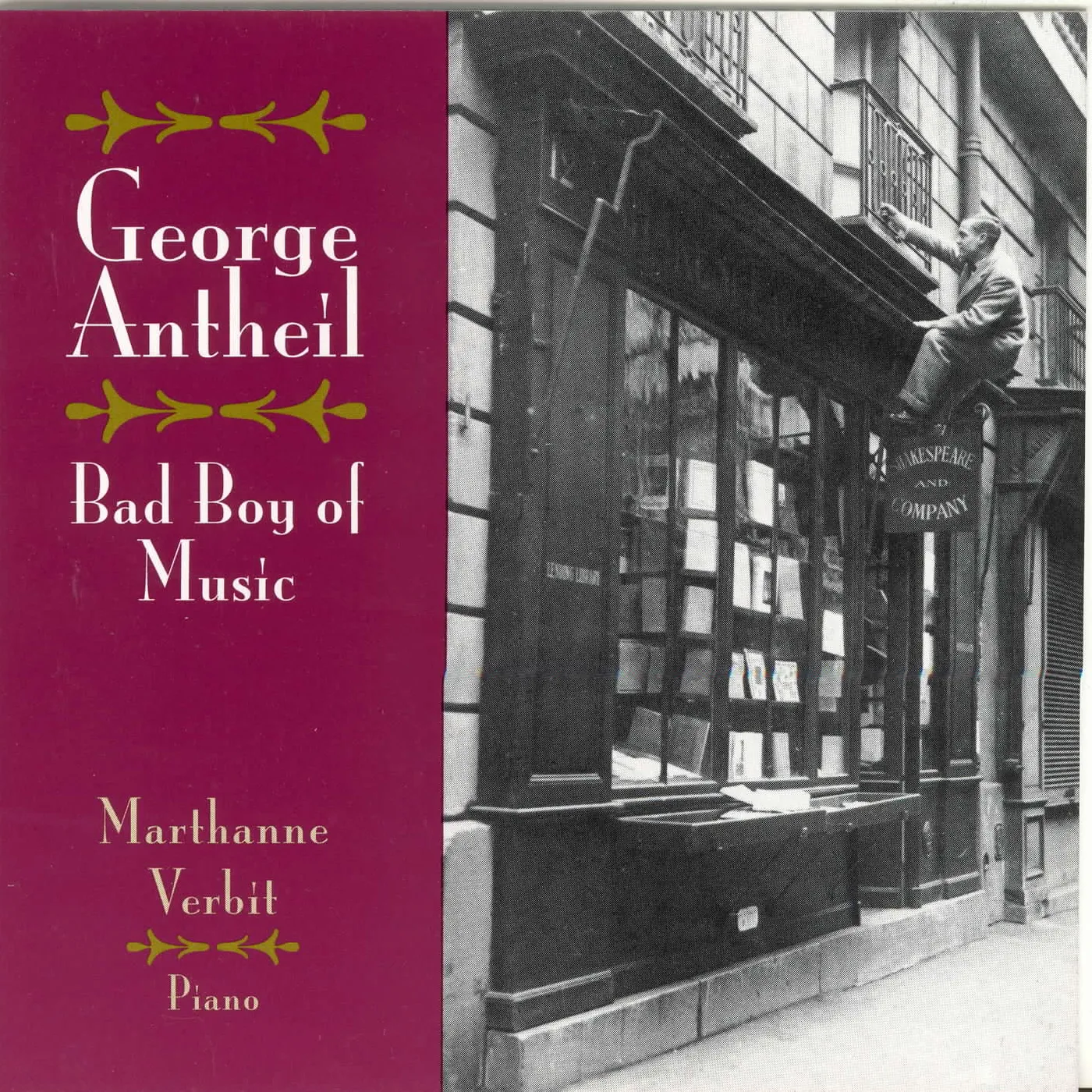 George Antheil BAD BOY OF MUSIC CD