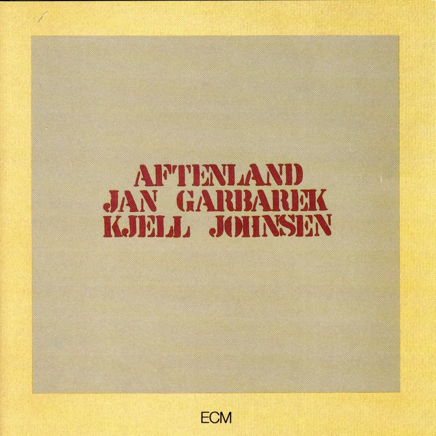 Jan Garbarek AFTENLAND CD