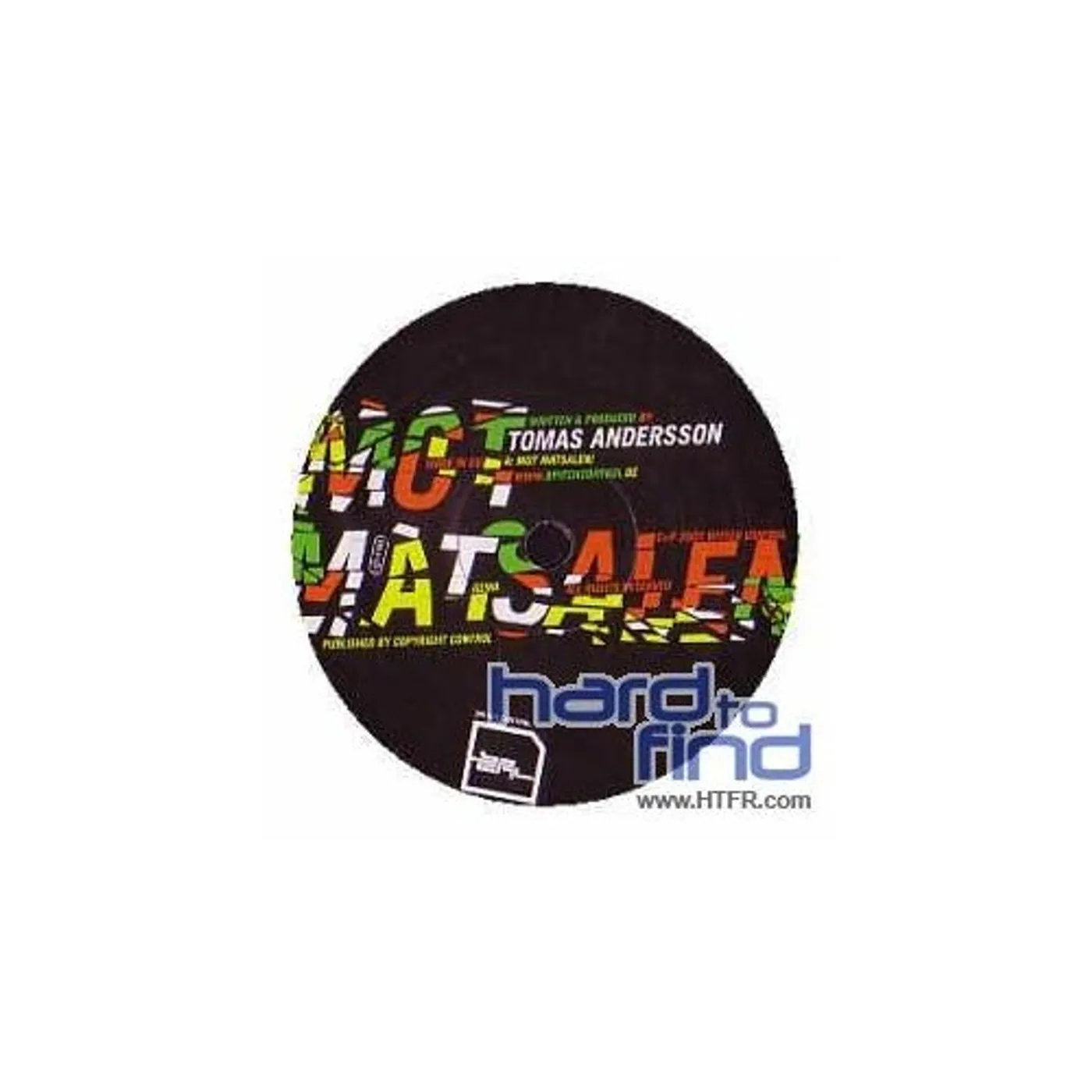 Tomas Andersson MOT MATSALEN Vinyl Record