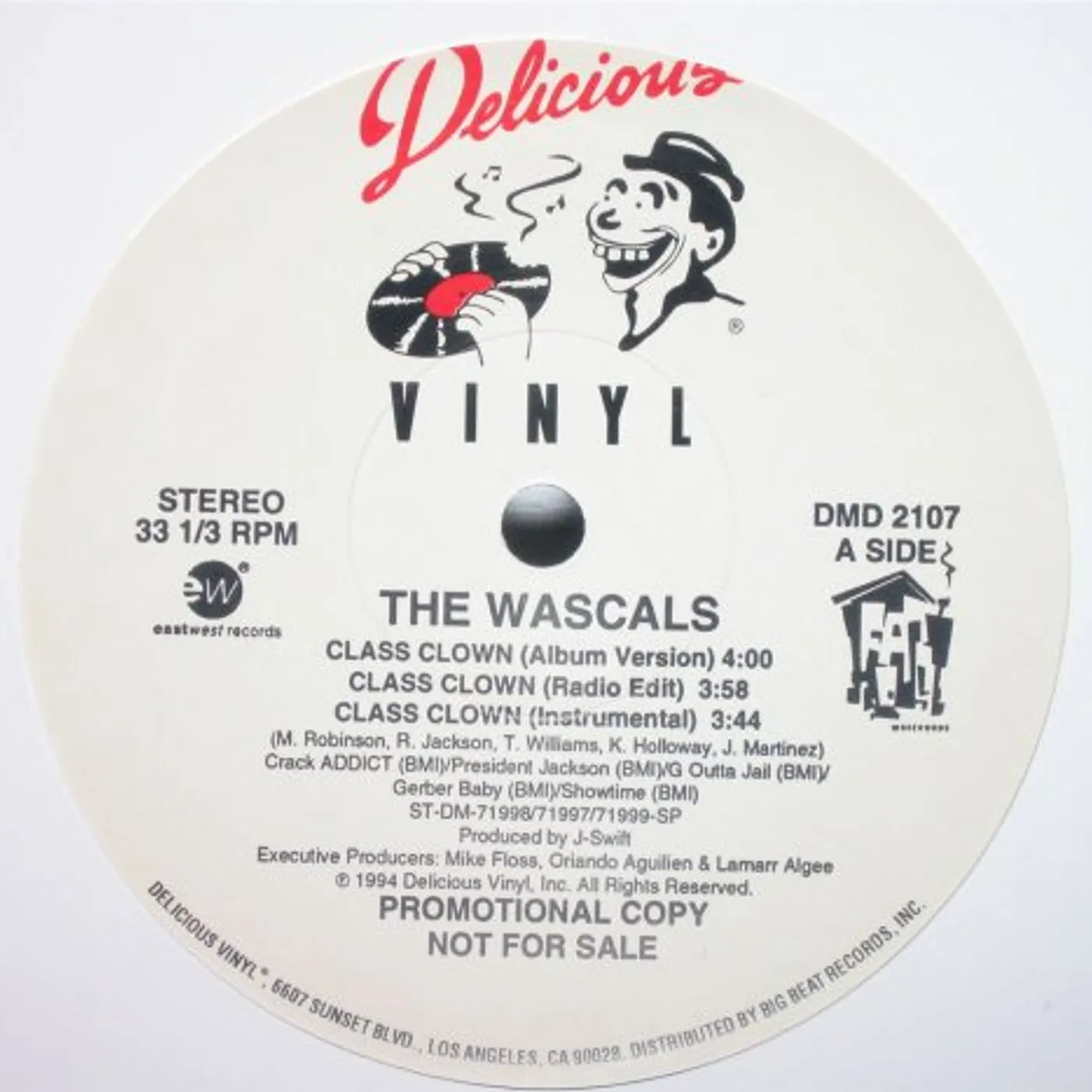 The Wascals DIPS / CLASS CLOWN / HARD RHYMES Vinyl Record