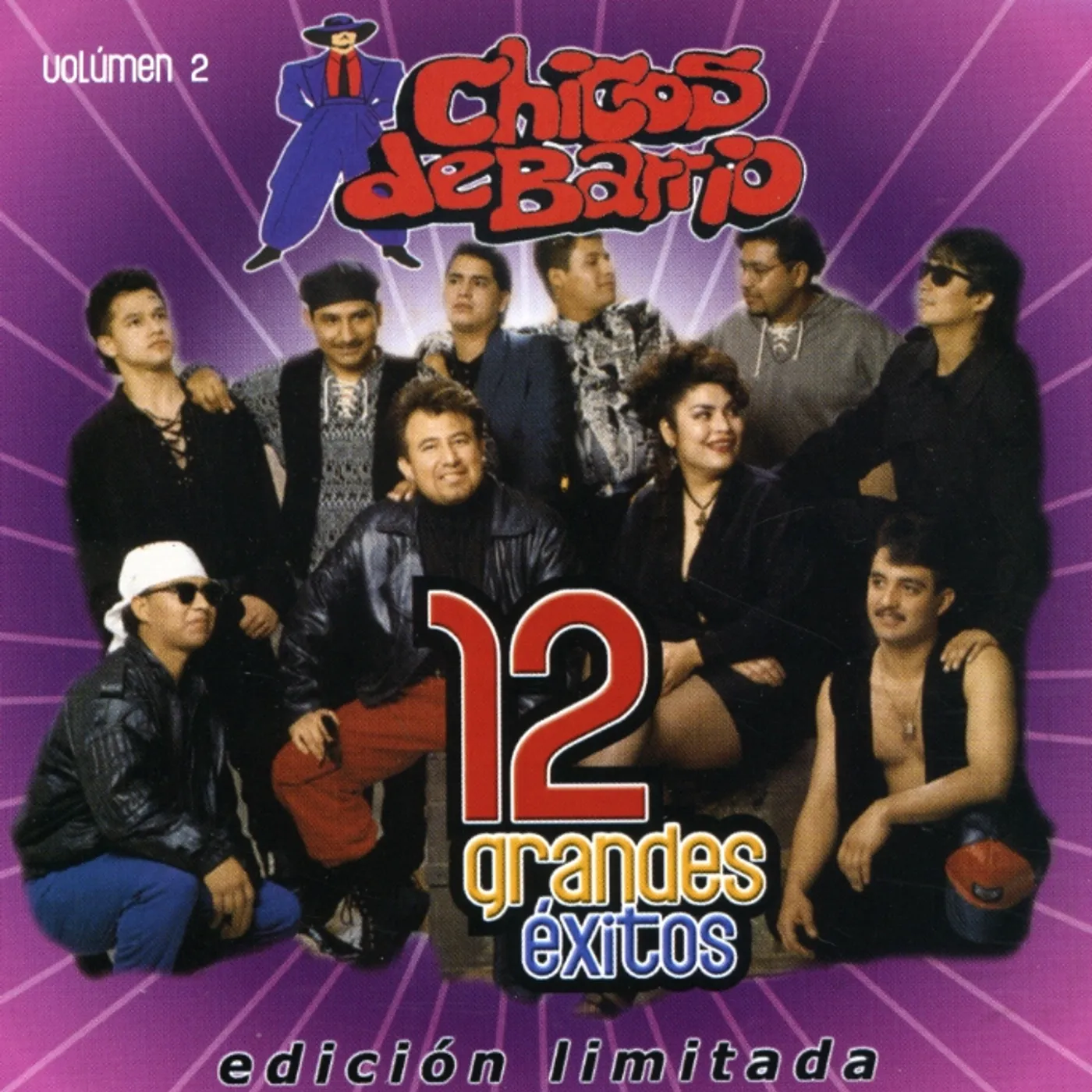 Chicos de Barrio 12 GRANDES EXITOS 2 CD
